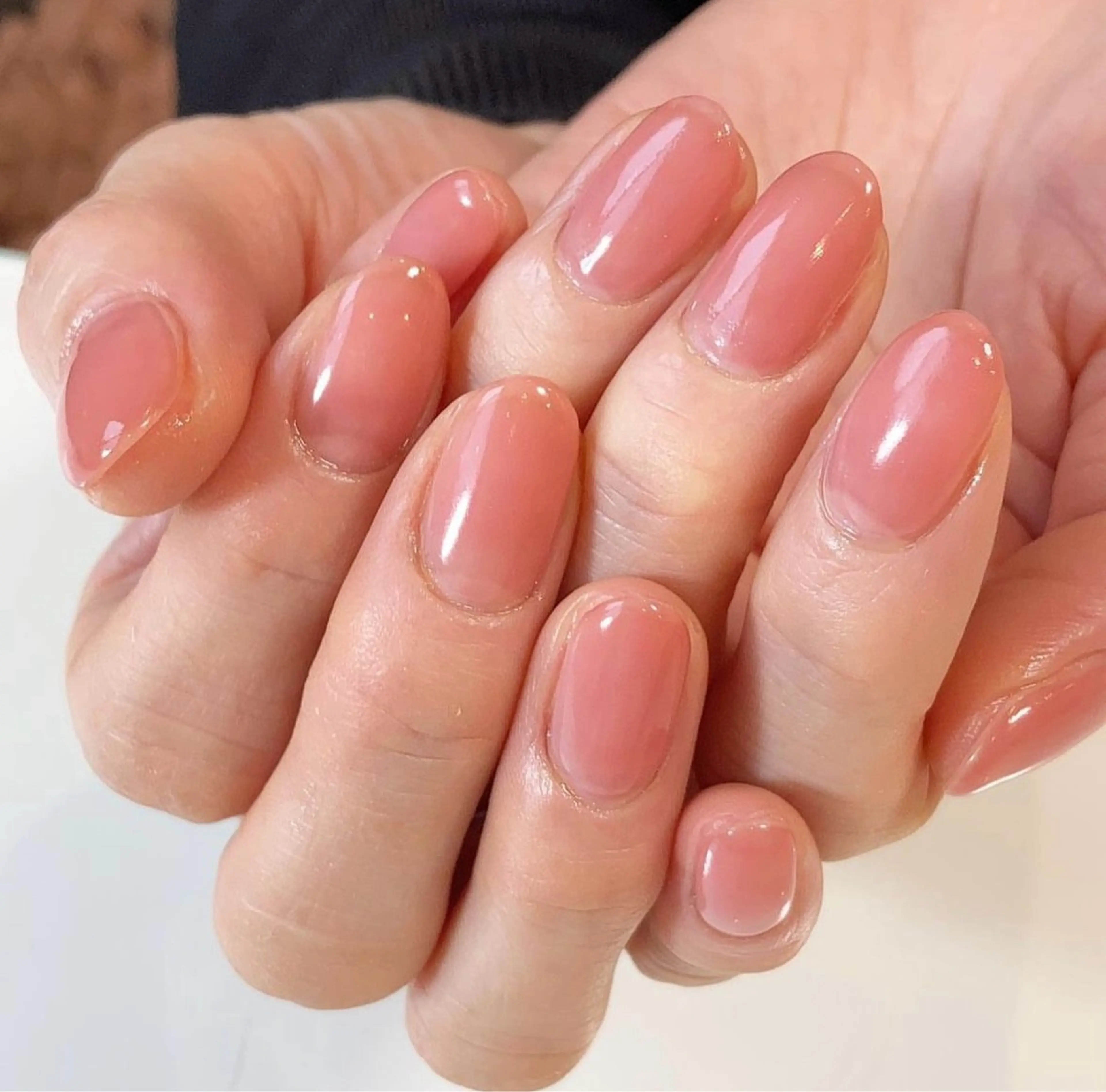 ネイル ワンカラーネイル ハンドネイル Kakuno Saoriのネイルデザイン