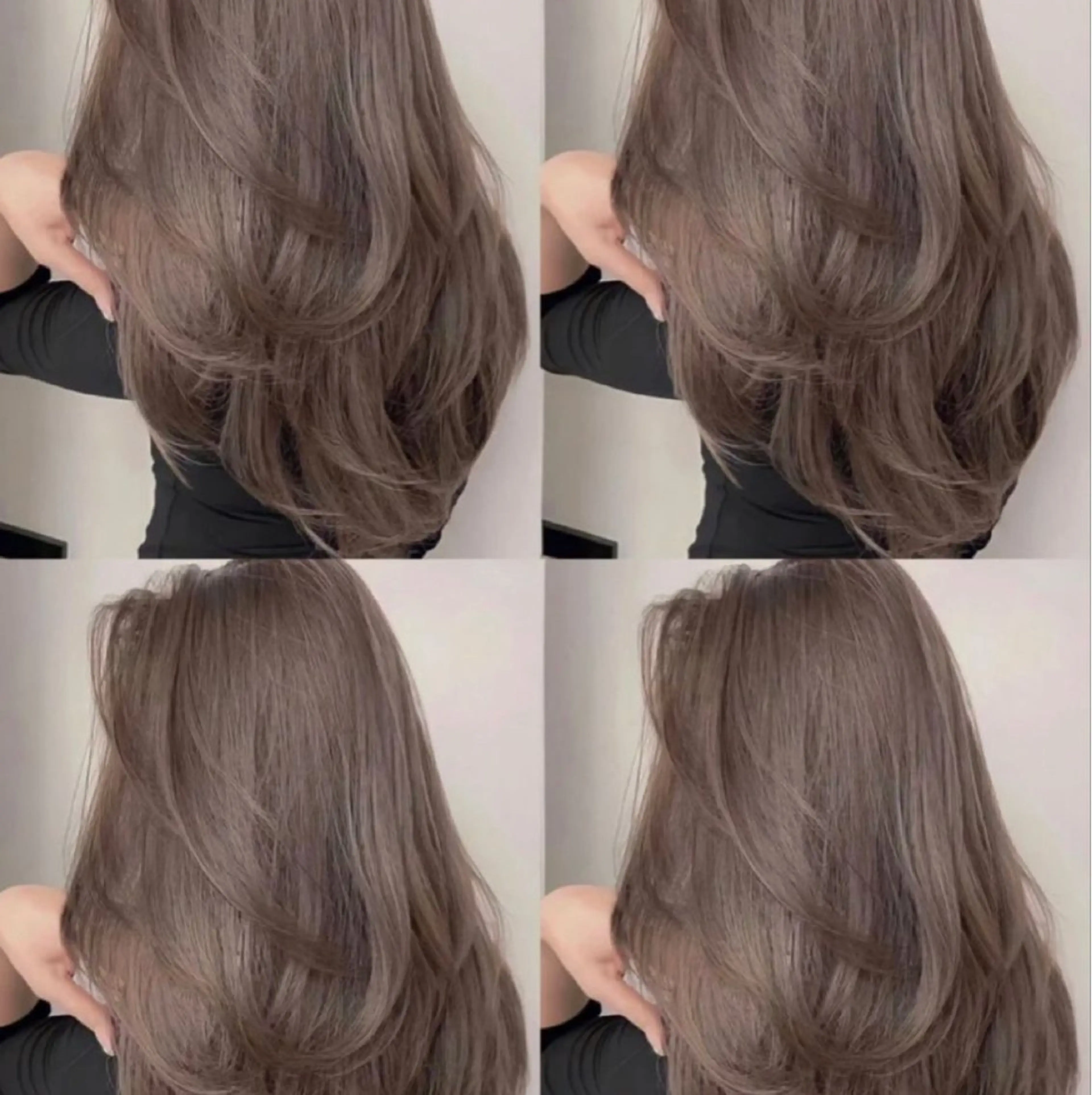 ロング カラー ブリーチ ブラウンカラー 透明感カラー ダブルカラー ブリーチなしカラー 銀座/韓国レイヤー/ 艶カラー🍓原田侑依のヘアスタイル