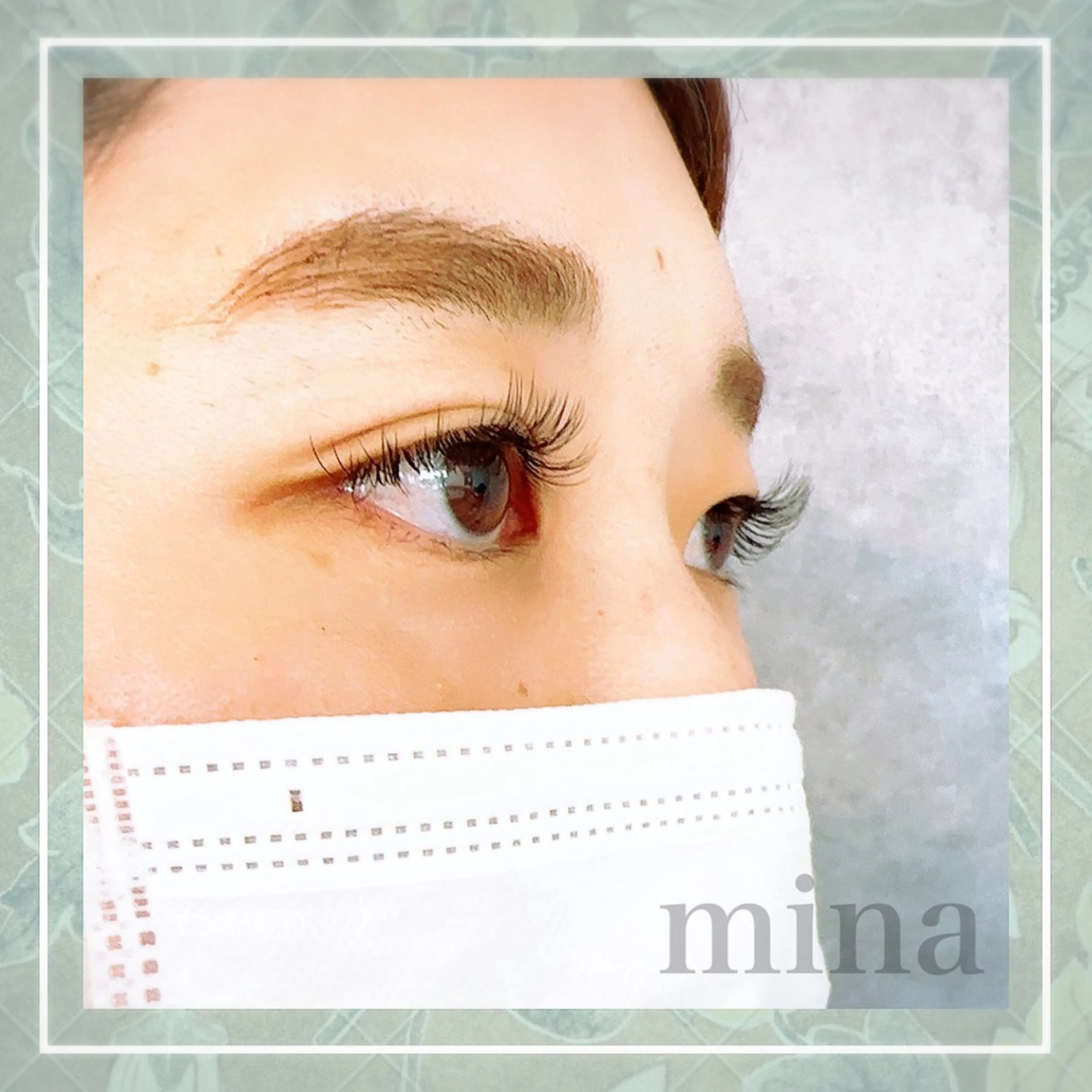 マツエク・マツパ フラットラッシュ mina ﾐｰﾅのマツエク・マツパデザイン