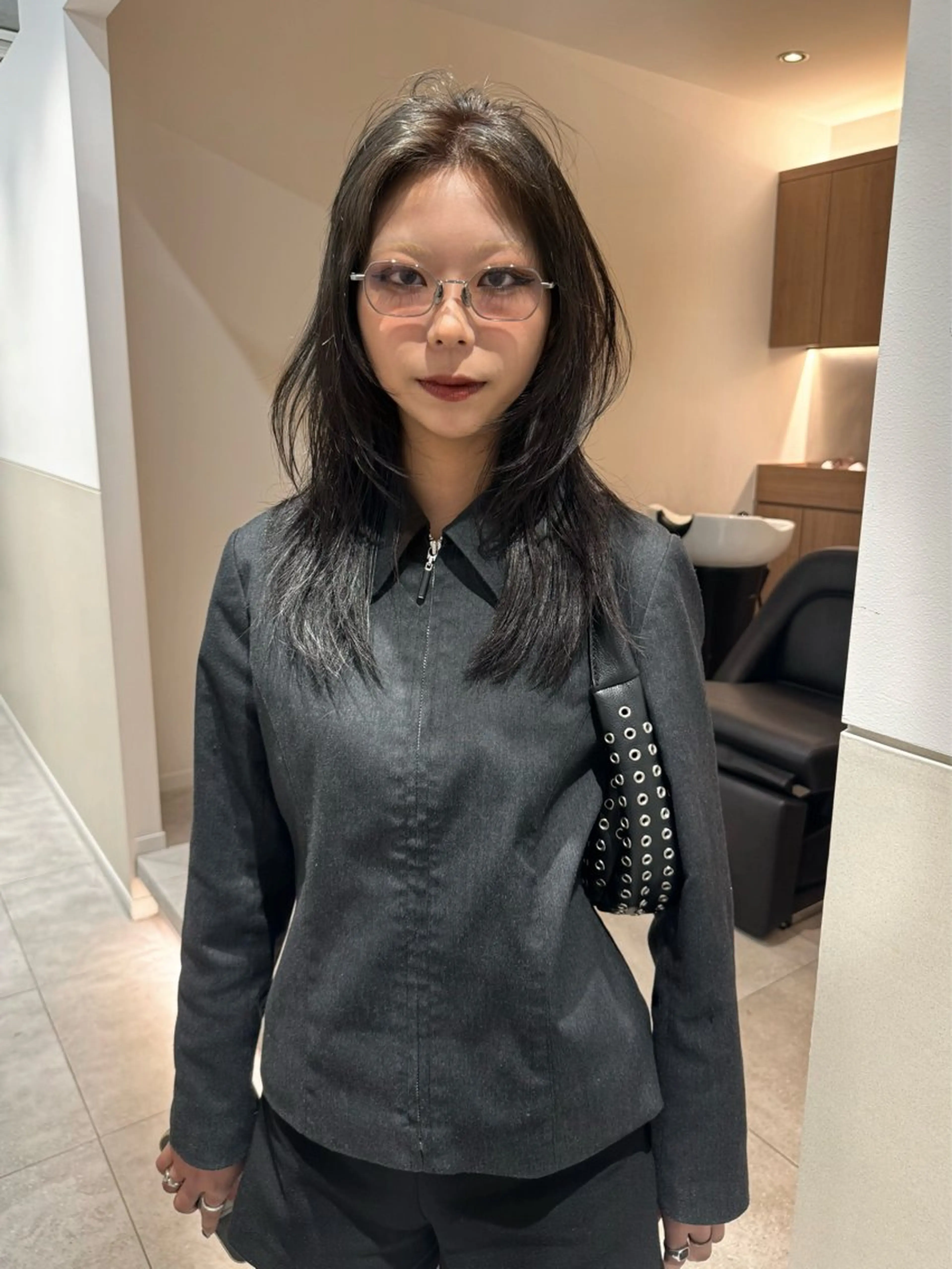 ミディアム カラー カット ヘアカラー トリートメント misa___boo MISAのヘアスタイル