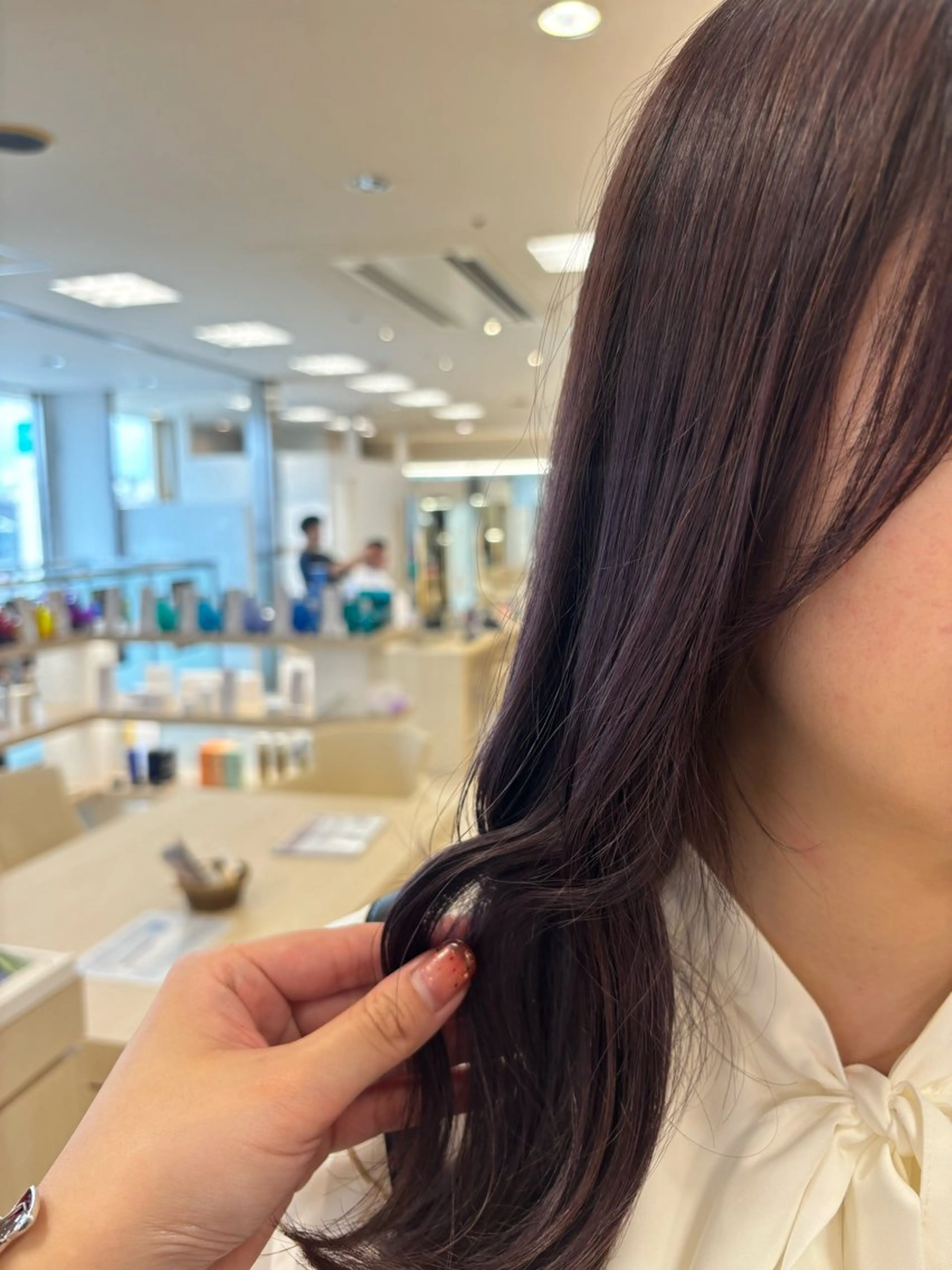 カラー 🎀暖色カラー/透明 感カラー/ひな🎀のヘアスタイル