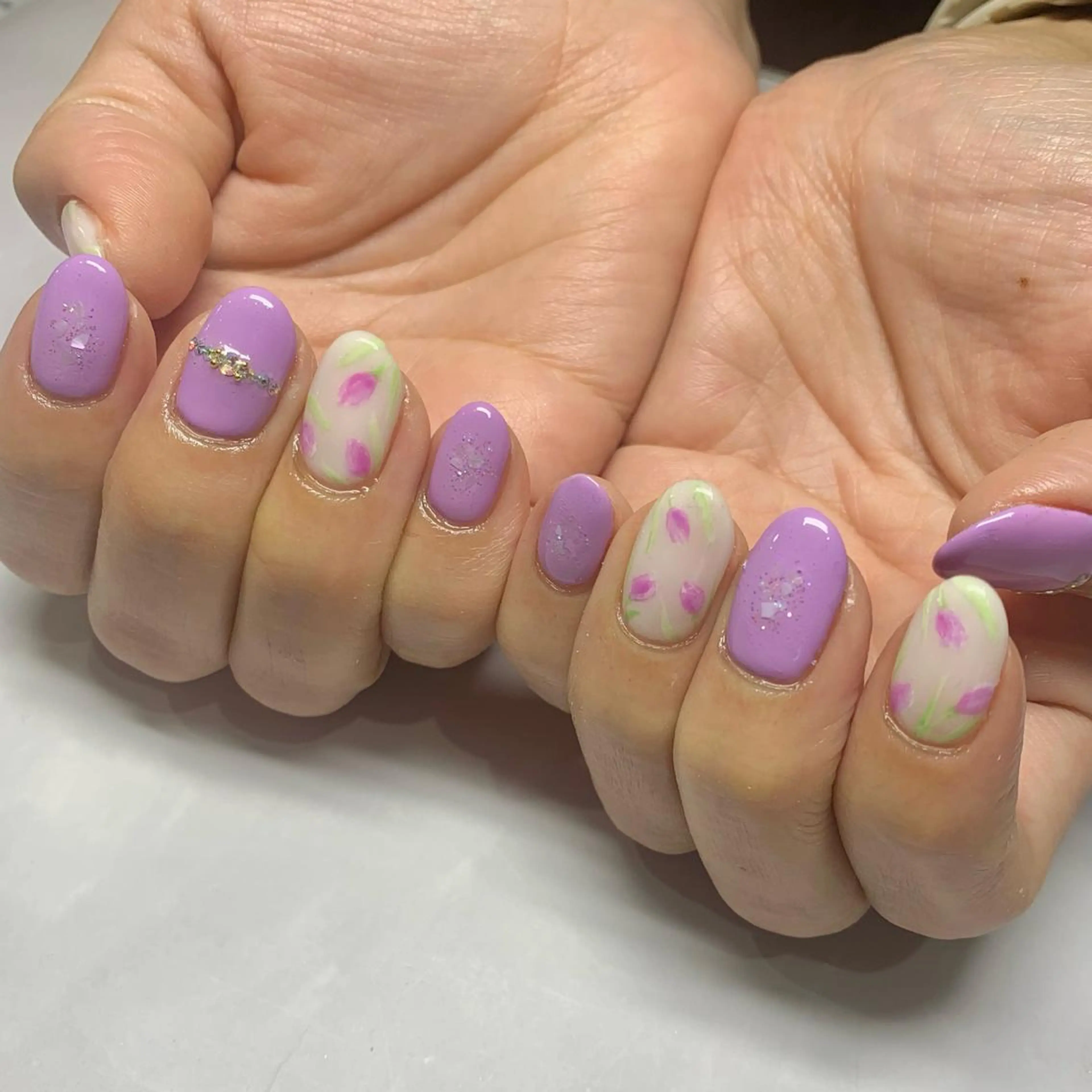 ネイル ハンドネイル デザイン可愛いサロン new moonのネイルデザイン