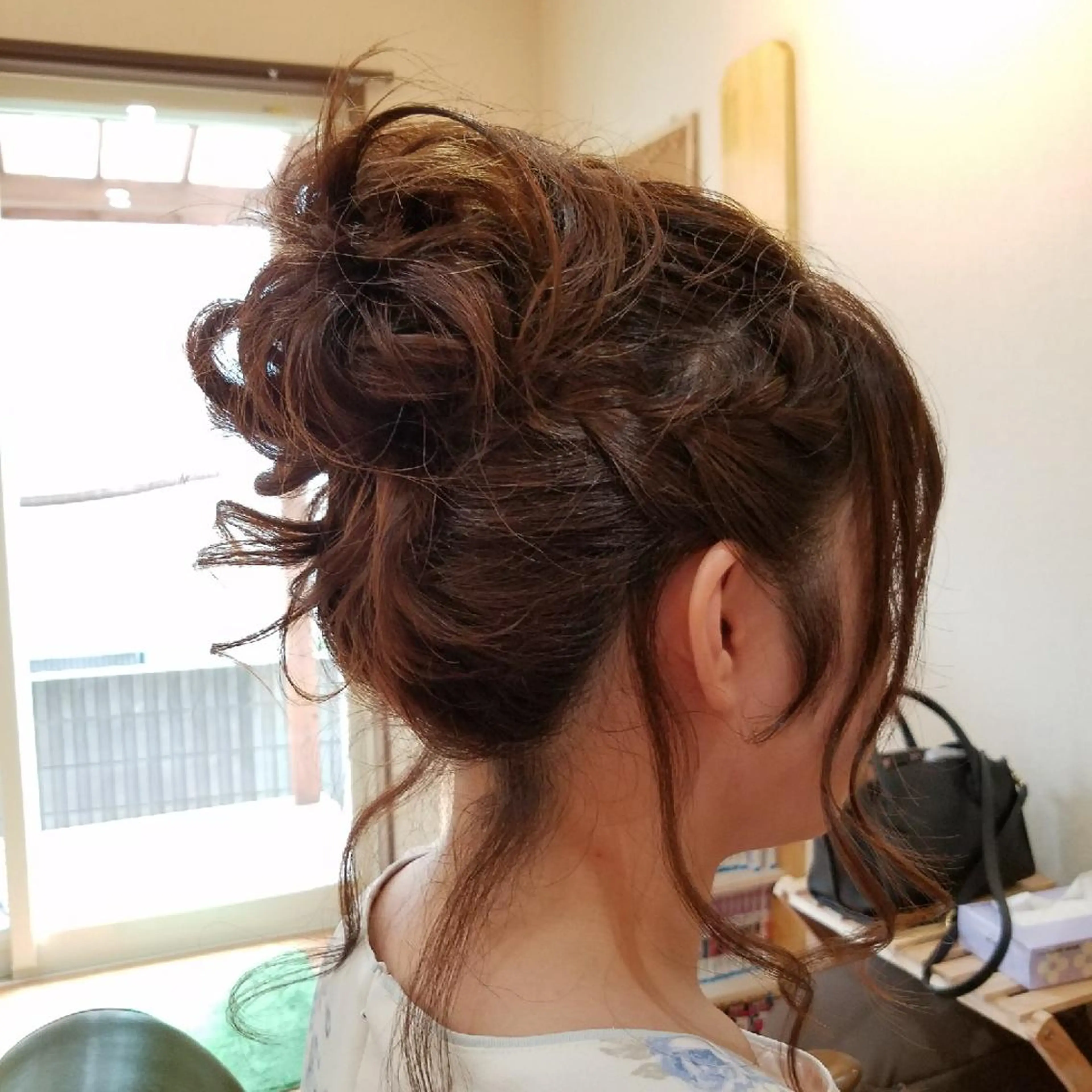 ミディアム ヘアアレンジ 片岡 賢次のヘアスタイル