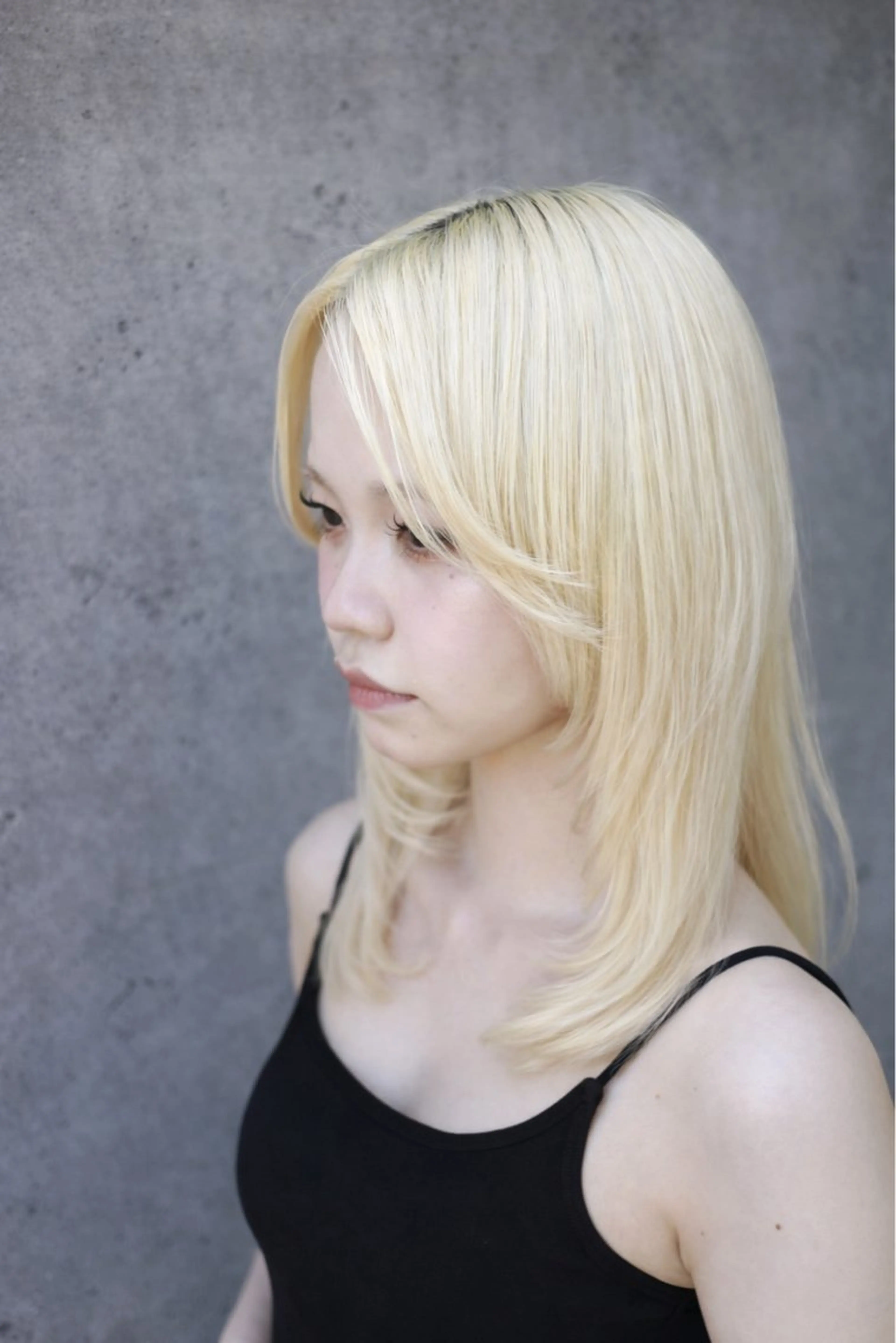 セミロング 透明感カラー🐾 Riona🎀のヘアスタイル