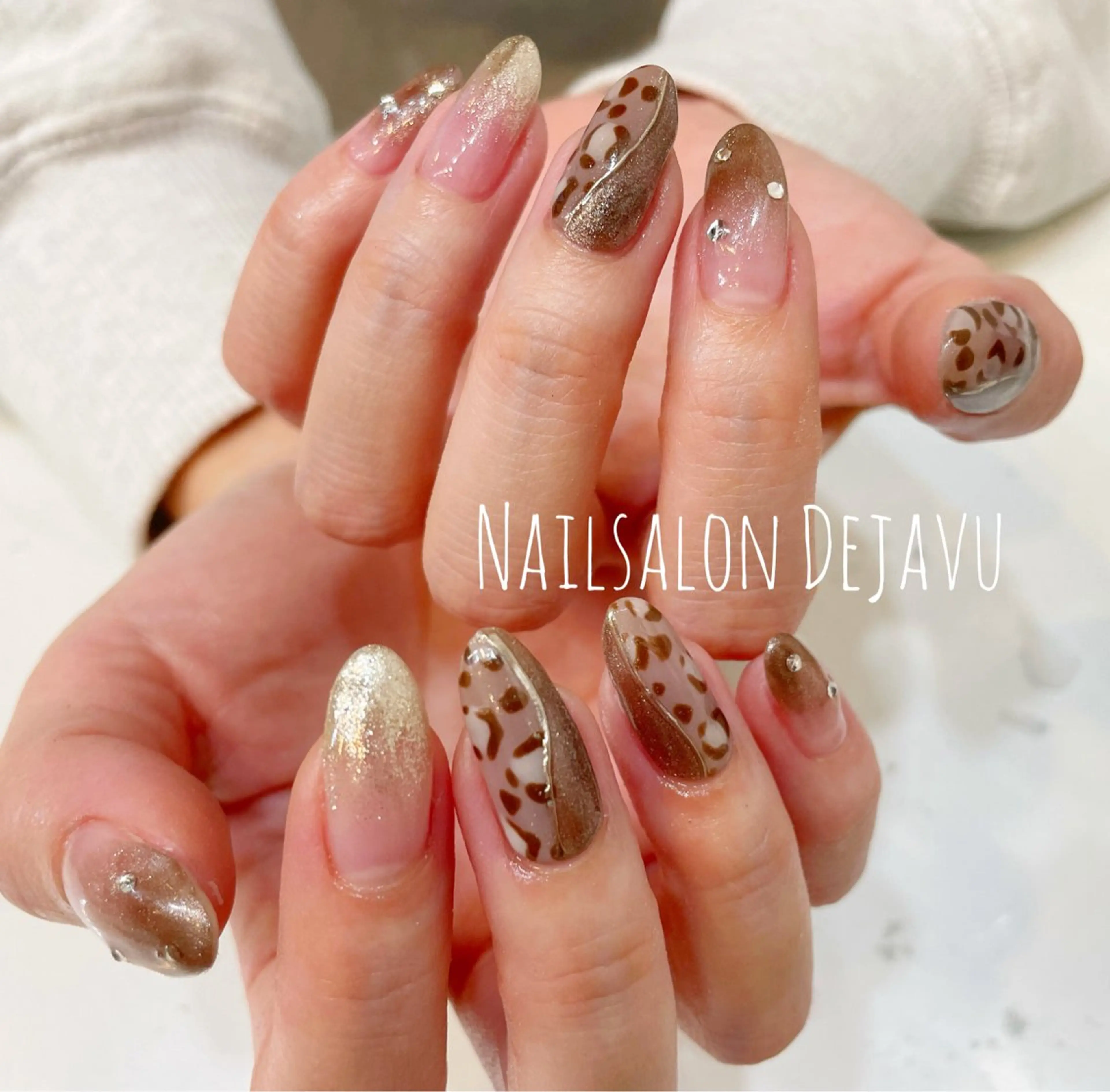 ネイル 持ち込み ハンドネイル Nail salon Dejavu 🌿のネイルデザイン