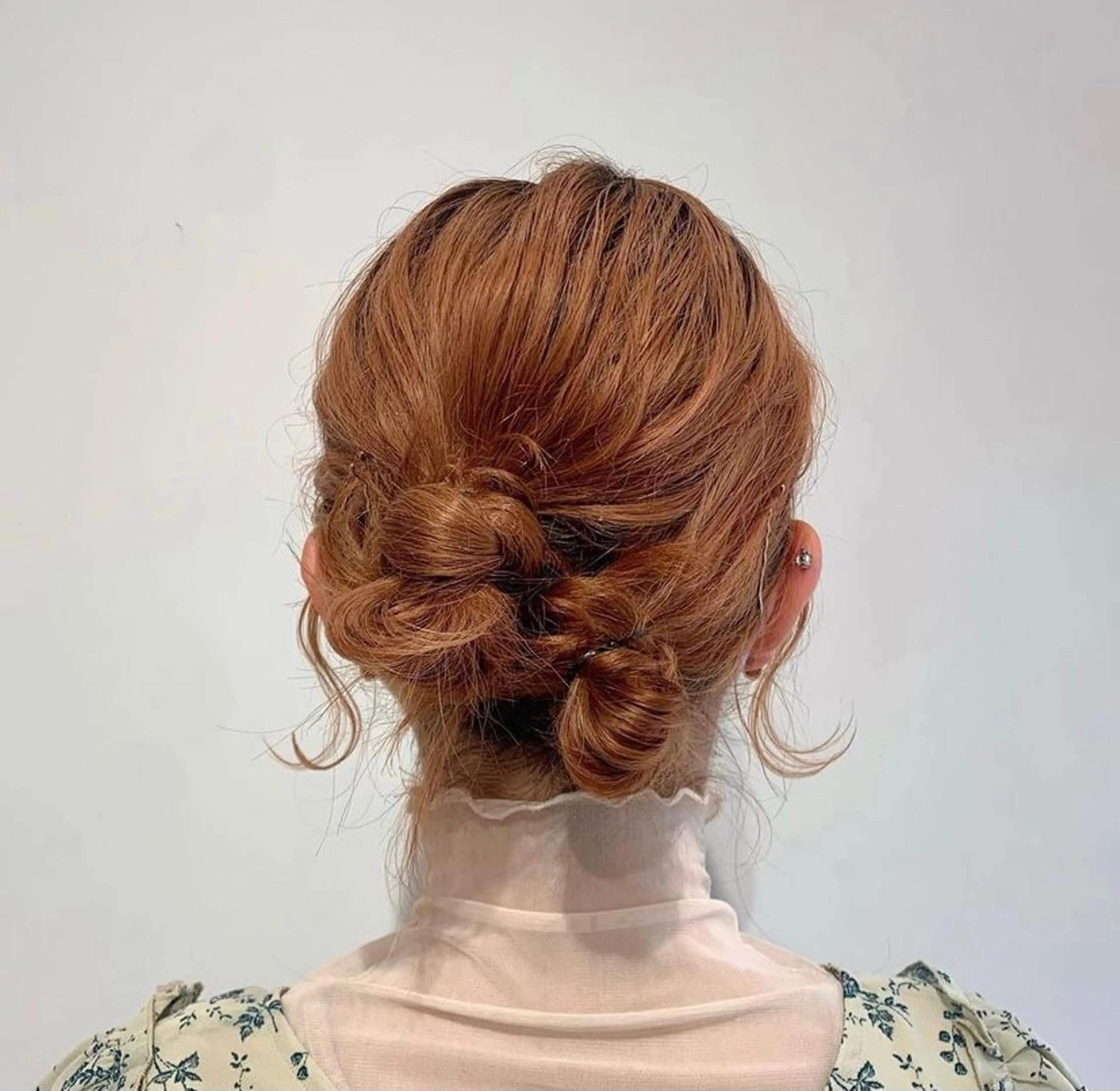 ヘアアレンジ お団子ヘア みうら ありさのヘアスタイル