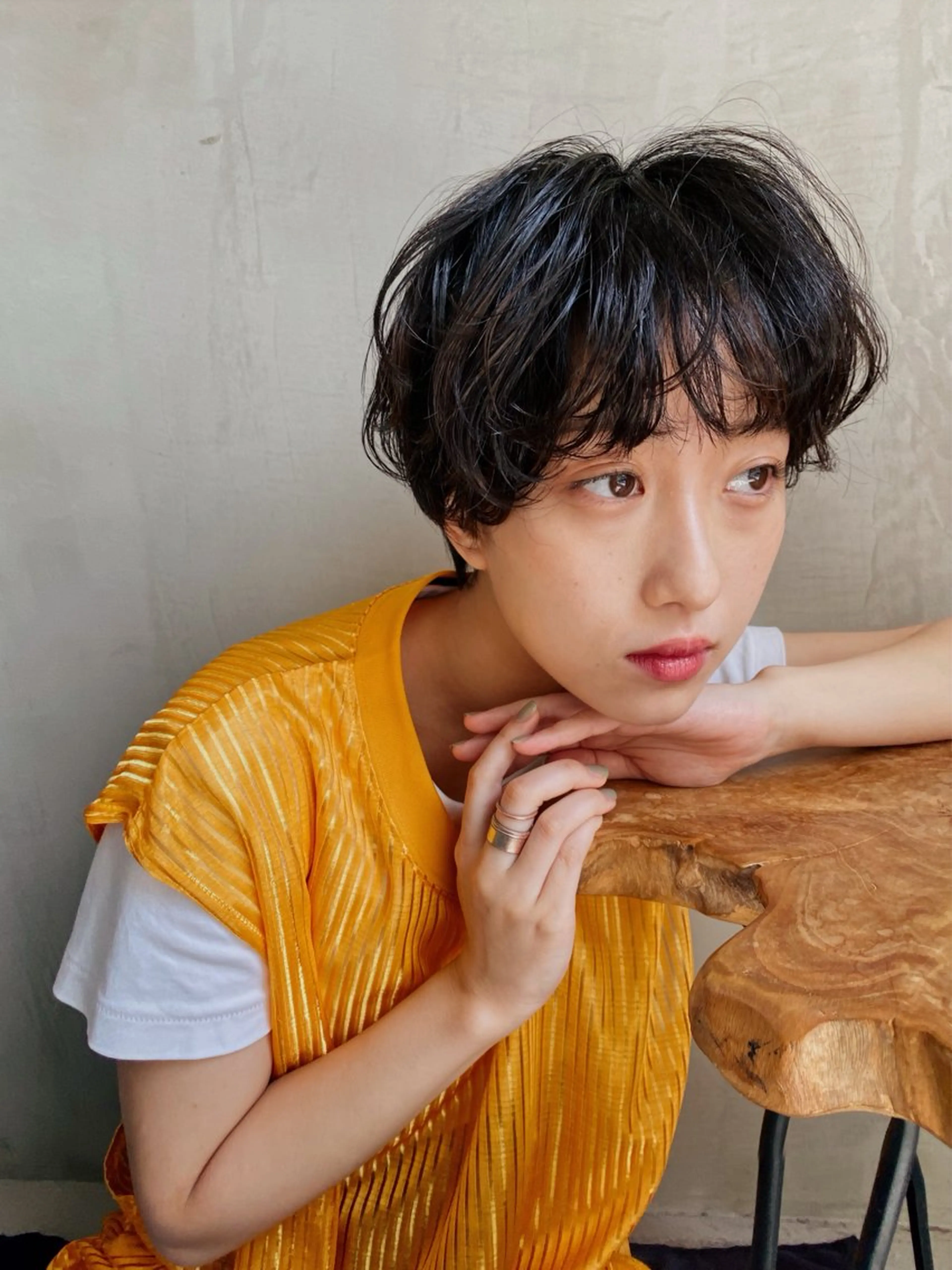 ショート メンズパーマ💈藤田 晃志のヘアスタイル