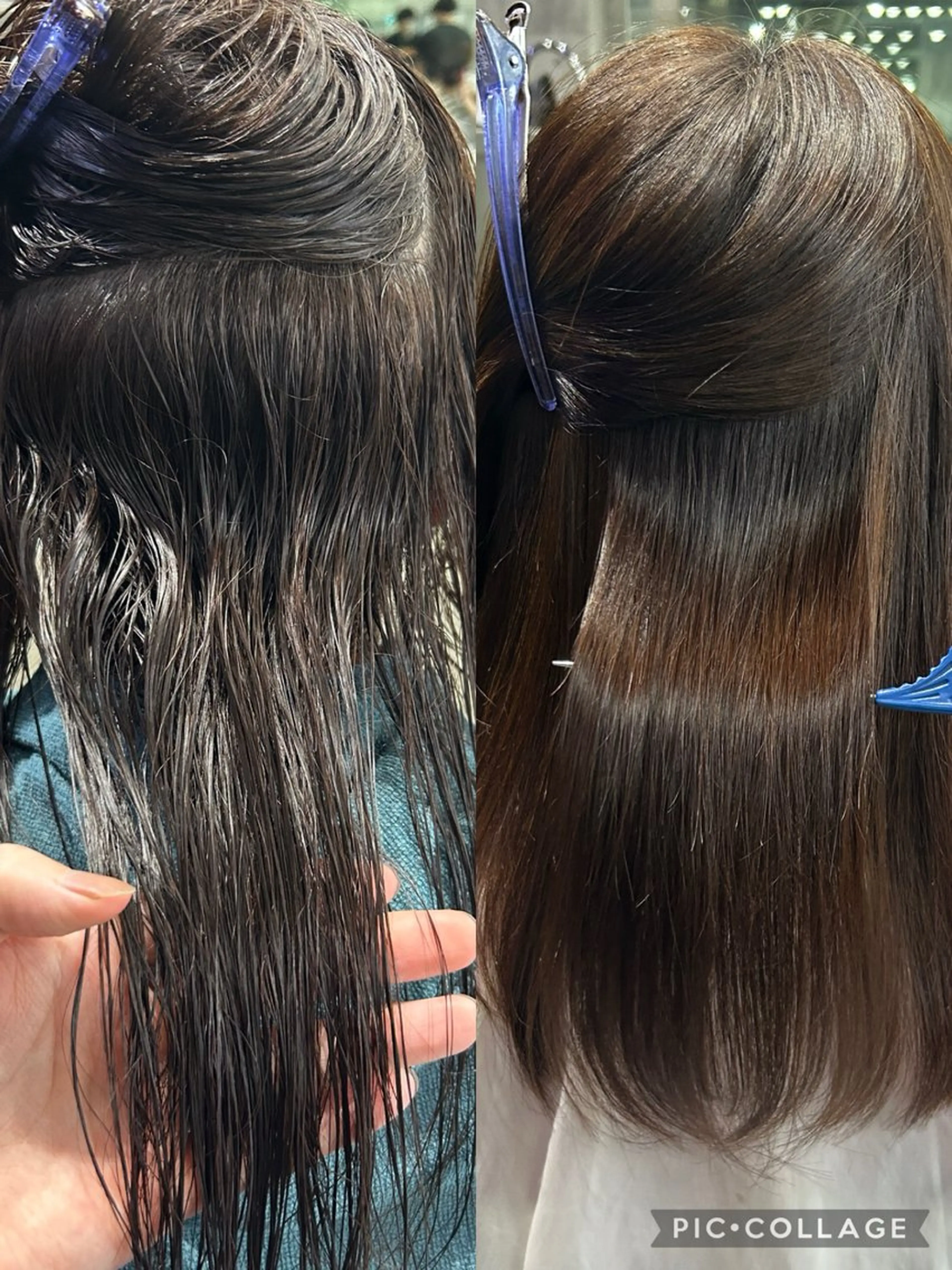 セミロング 縮毛矯正 トリートメント 朝ラク縮毛矯正 kiryuのヘアスタイル