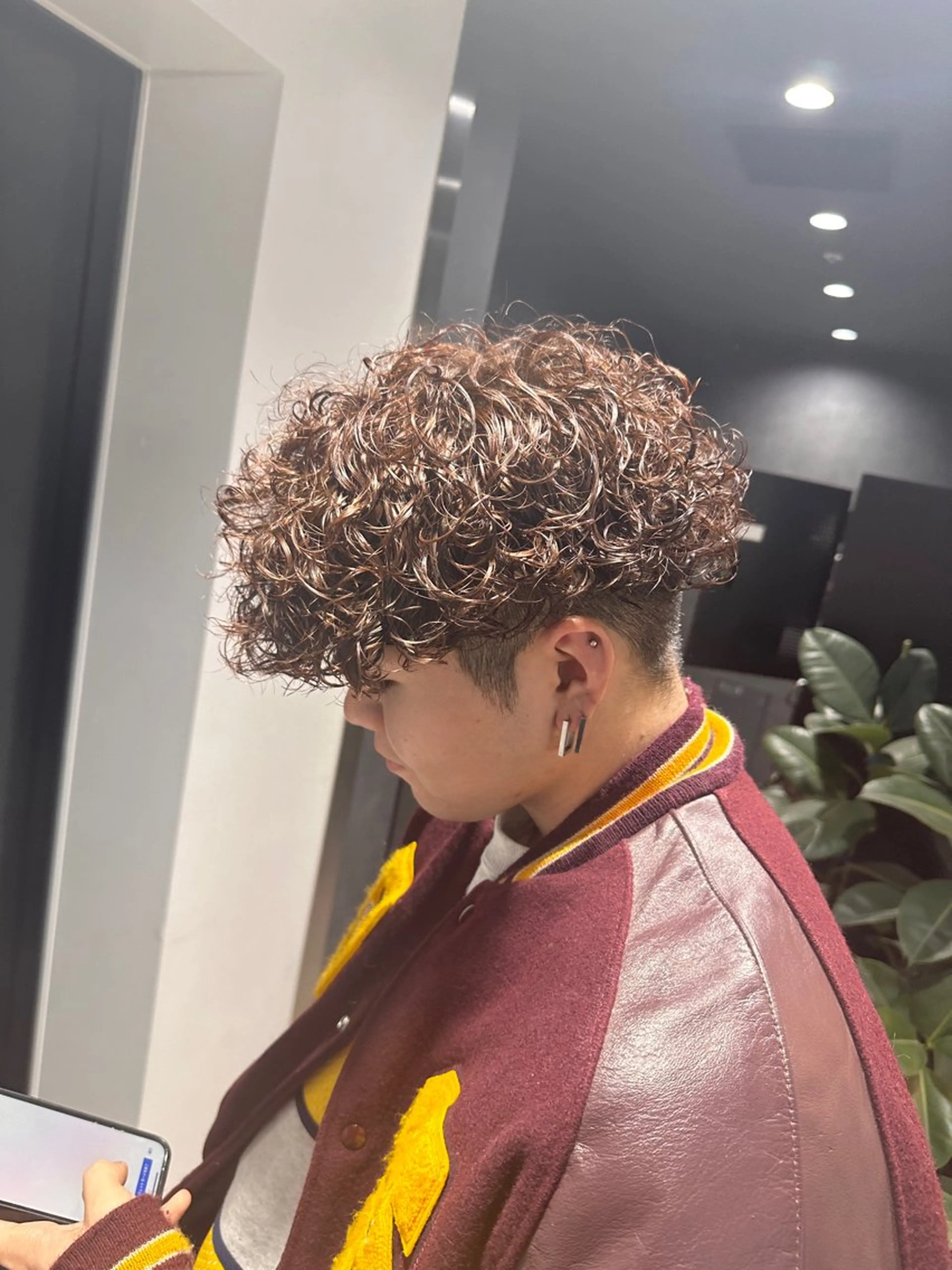 ショート カラー パーマ メンズ 【メンズサロン】 BLUCK 横浜のヘアスタイル