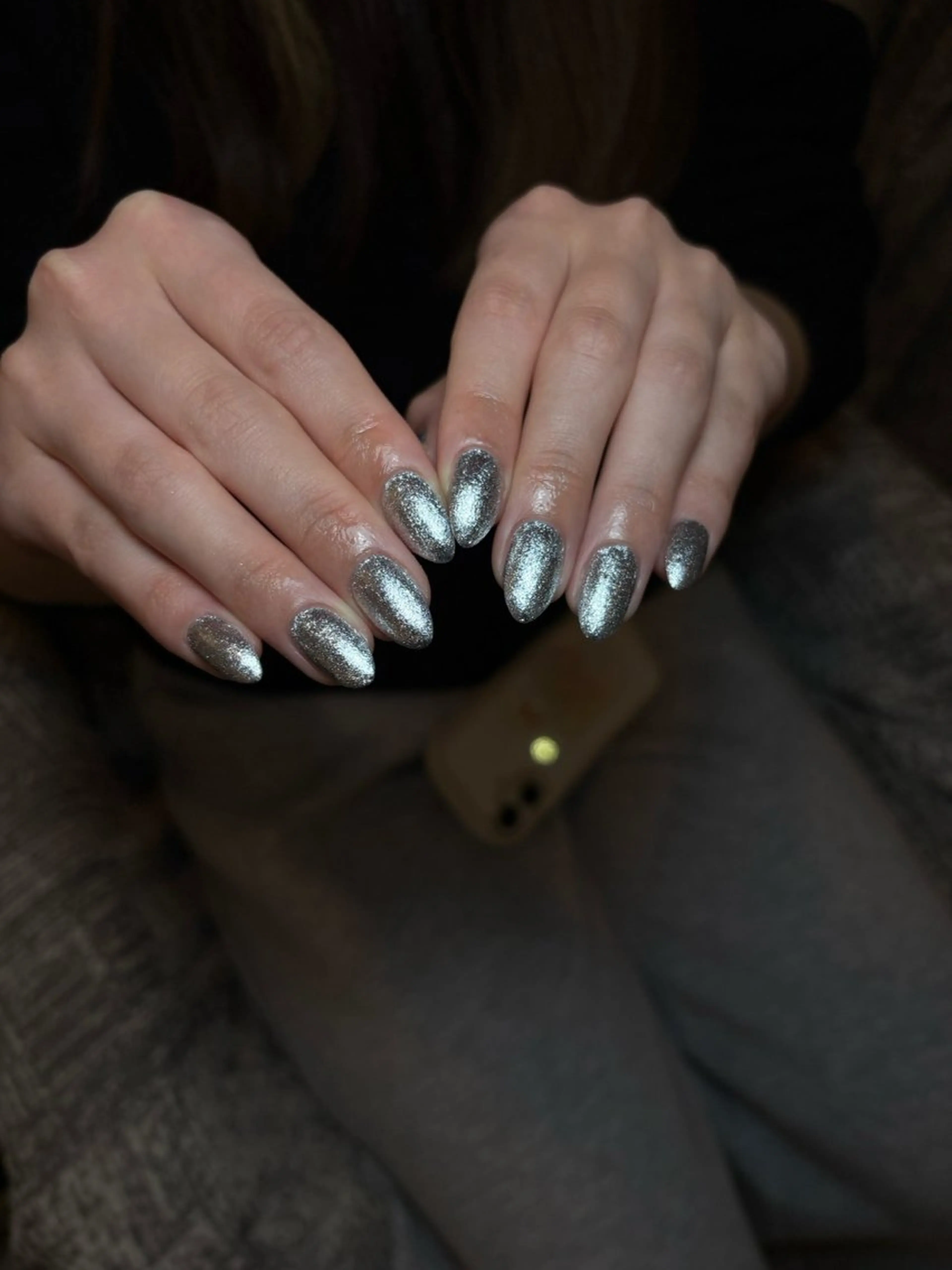 ネイル 長さ出し ジェルネイル 韓国ネイル ラメ(グリッター) マグネットネイル ハンドネイル D.d nail Tokoのネイルデザイン