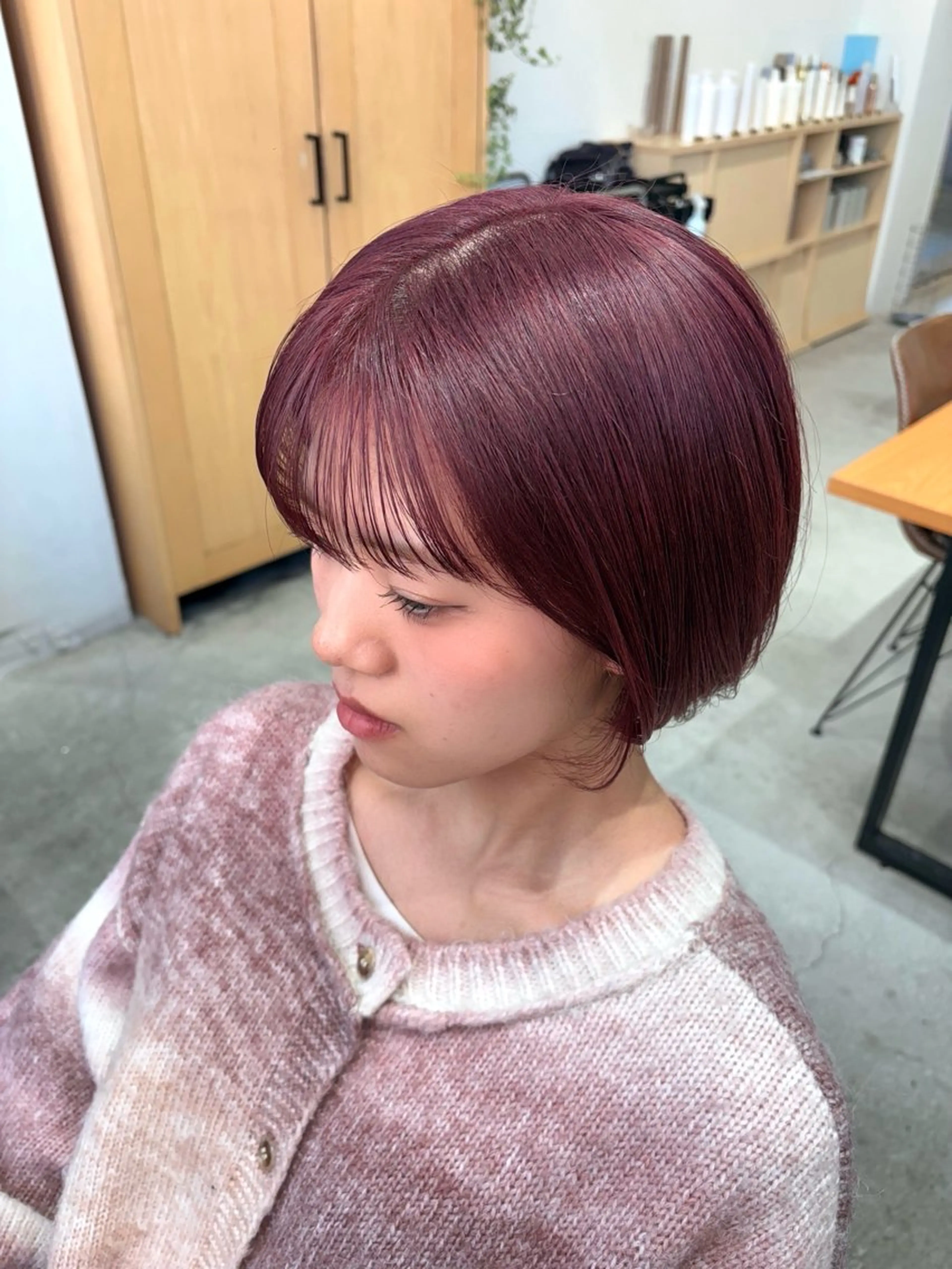 ショート 暖色・ベージュ♡ nanoha itoのヘアスタイル