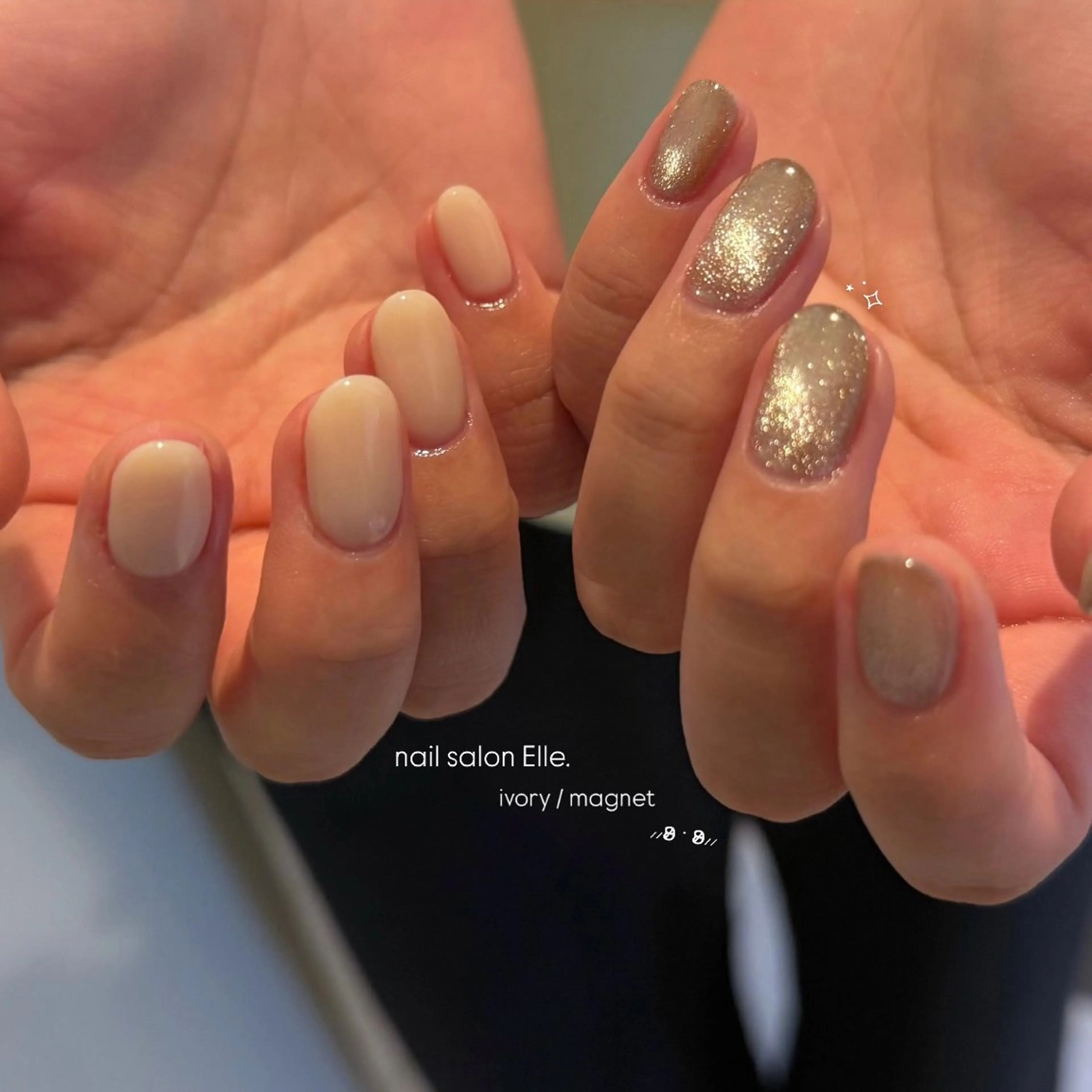 ネイル マグネットネイル 春ネイル Elle. HINATAのネイルデザイン