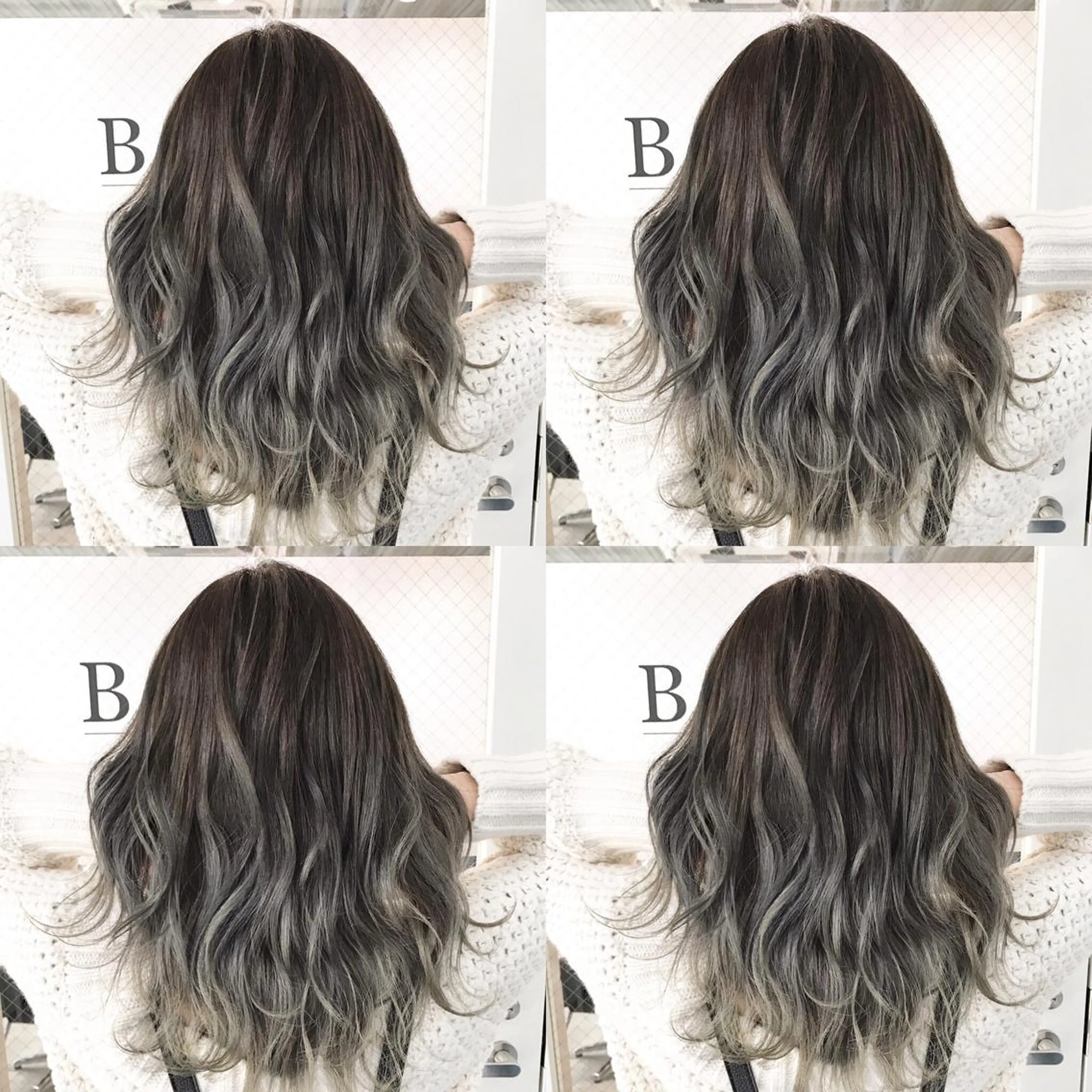 セミロング カラー ヘアアレンジ ヘアカラー トリートメント 縮毛矯正 髪質改善寺坂雄飛💐のヘアスタイル