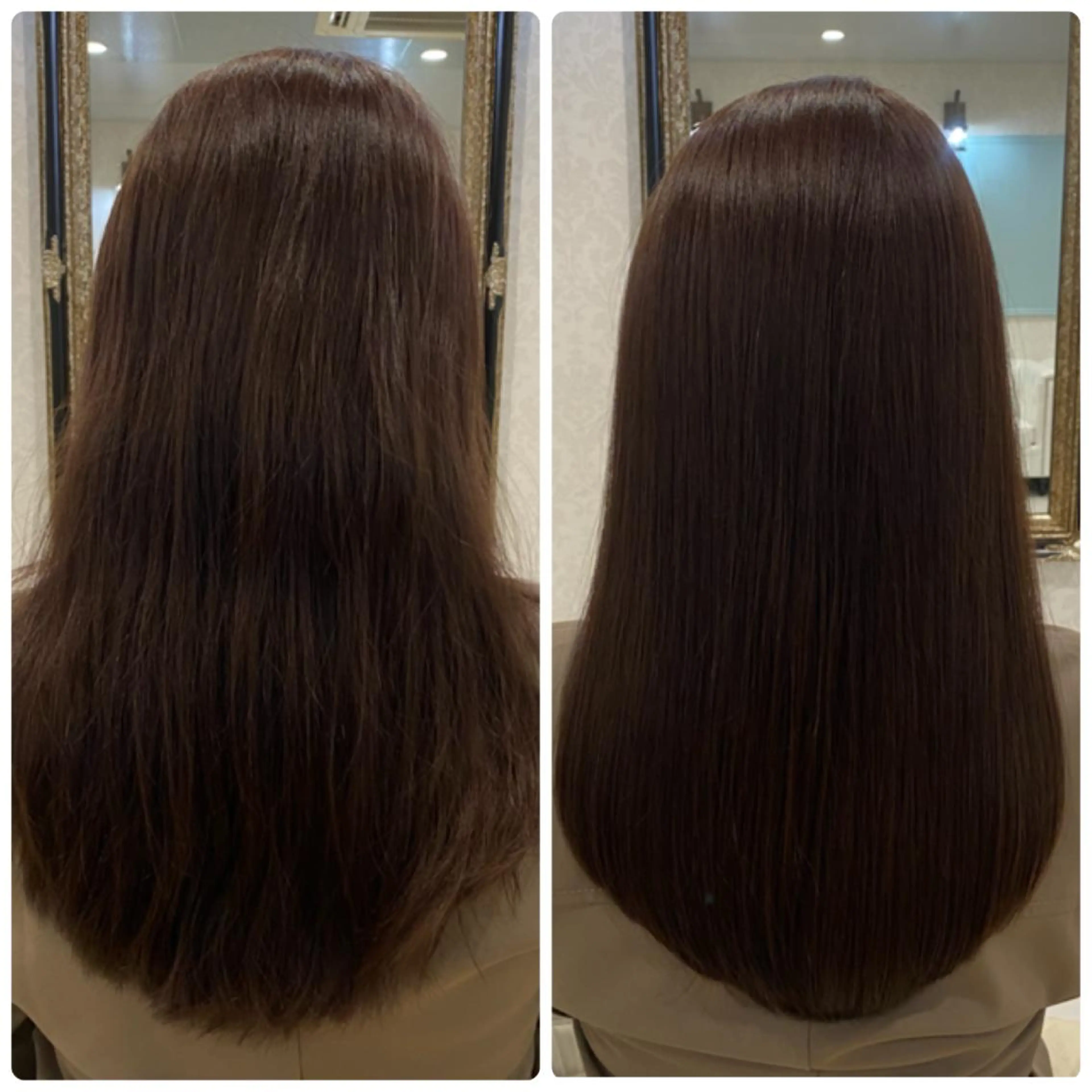 ロング カラー アディクシーカラー 韓国風ヘア トリートメント ツバサ 髪質改善のヘアスタイル