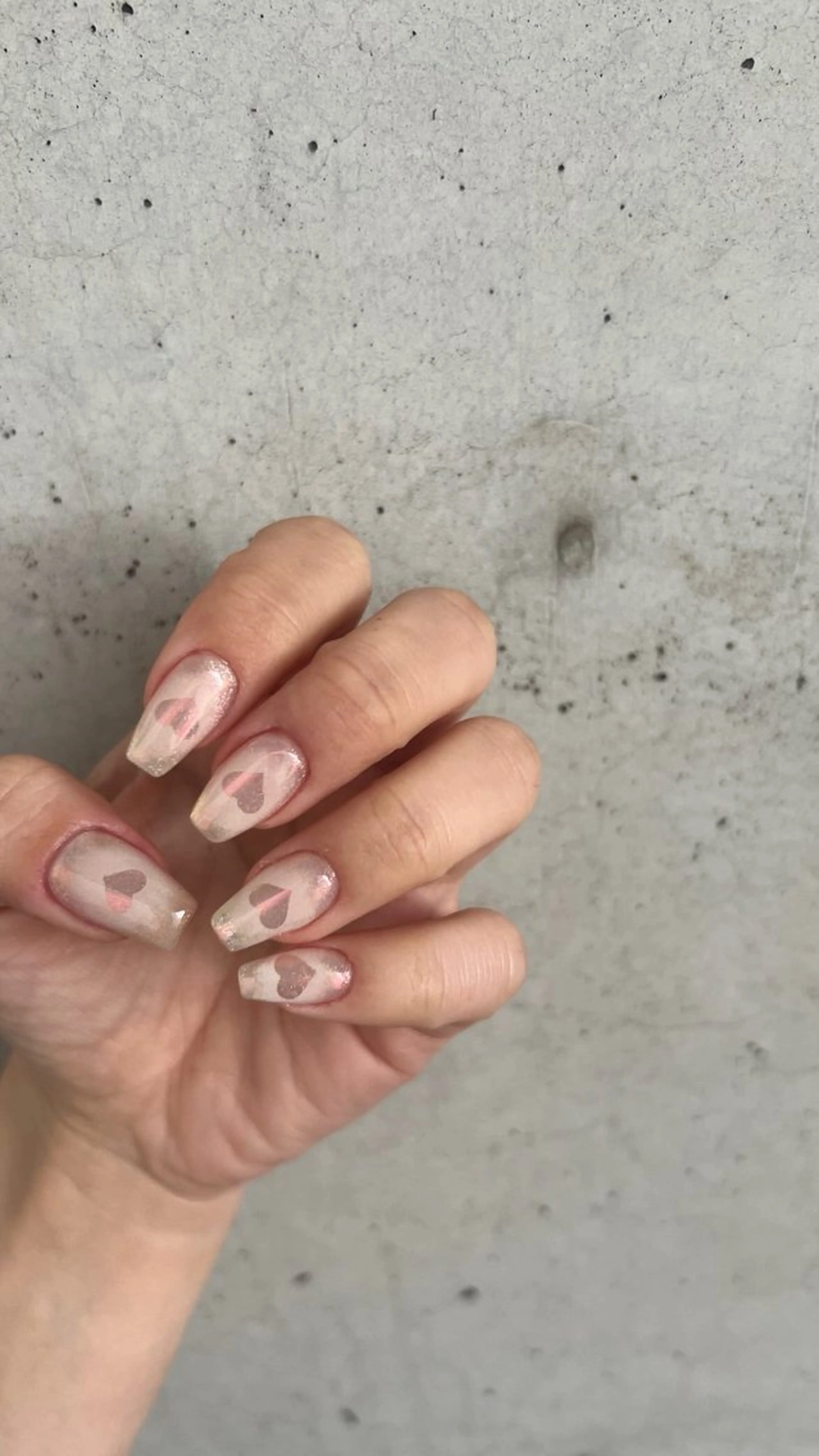 ネイル 持ち込み バレンタイン ハンドネイル ハンドケア Charme. NOBUKOのネイルデザイン