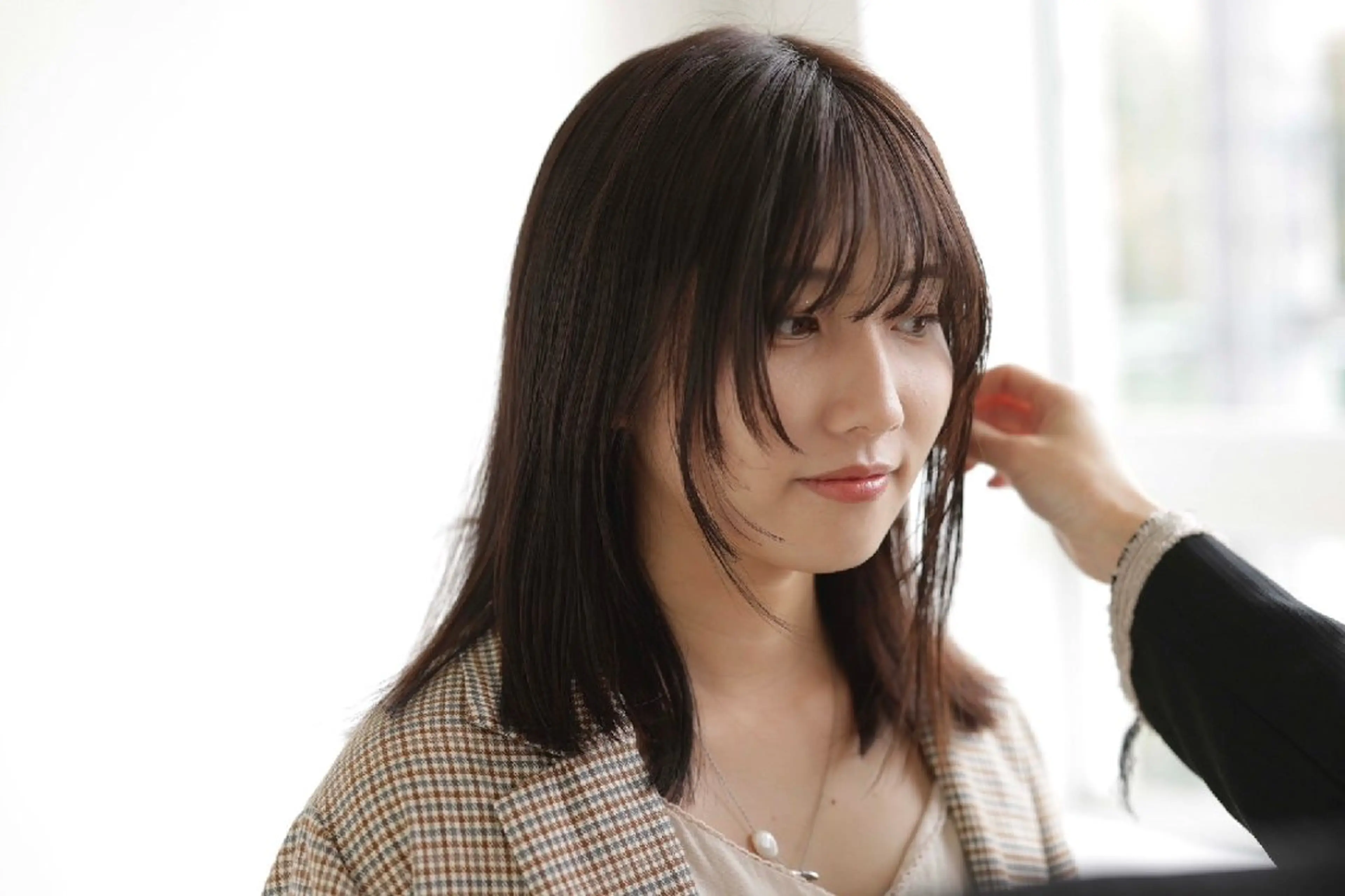 セミロング 束感まつぱ🥑🤍 NATUKI🤍のヘアスタイル