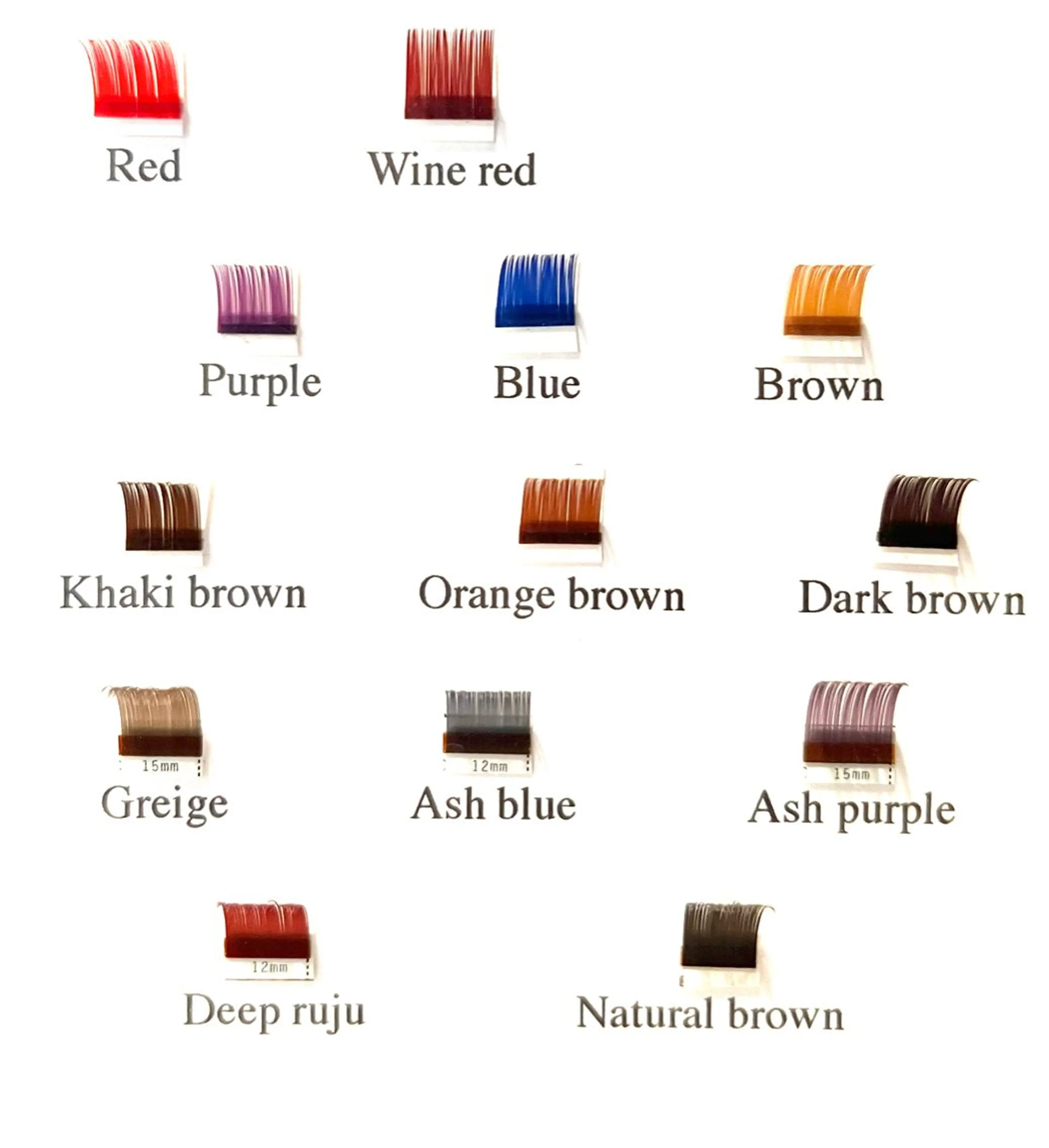 マツエク・マツパ カラーマツエク Rumi 【ブレラ】のマツエク・マツパデザイン