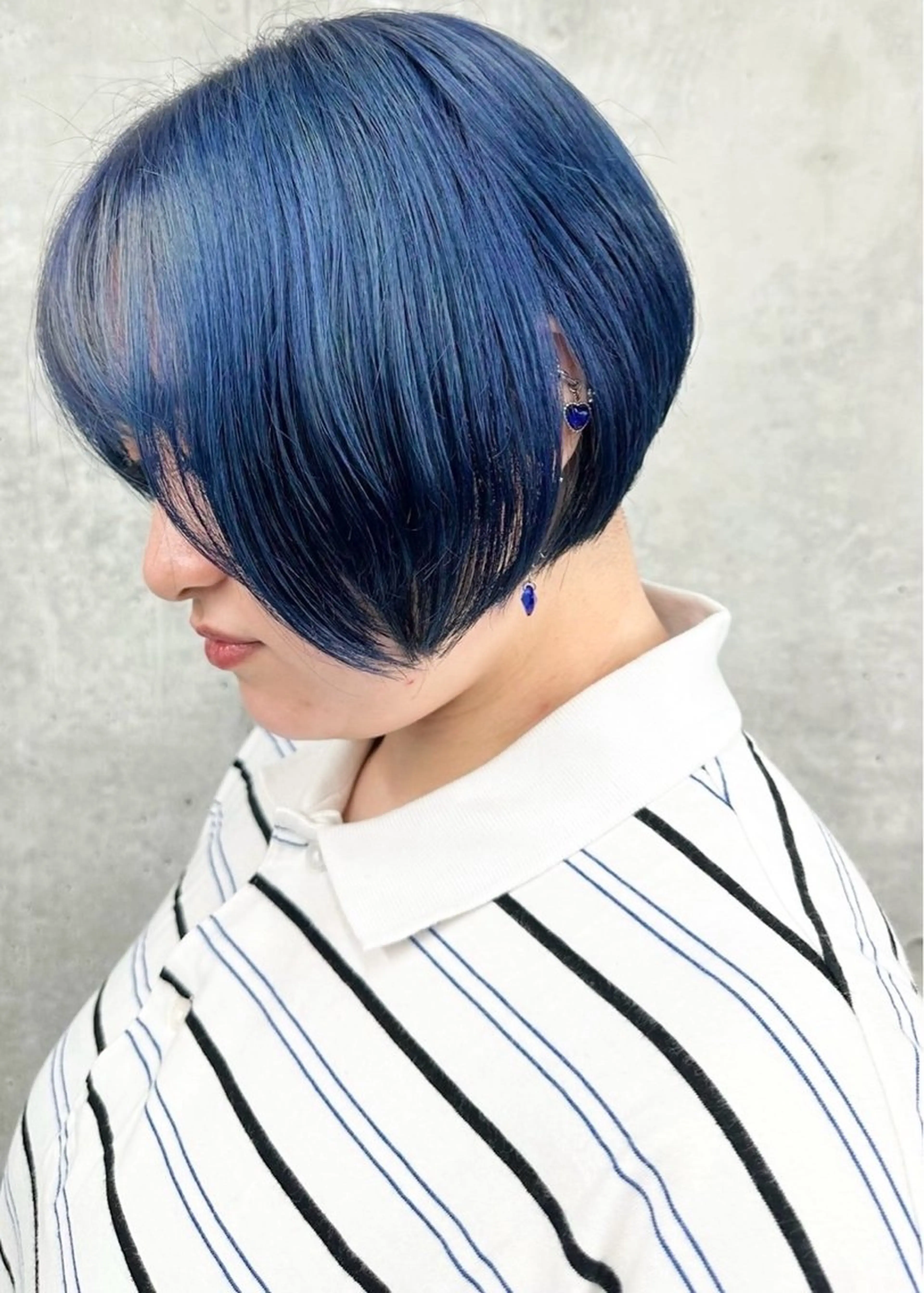 ショート カラー カット ヘッドスパ ボブ/ゆるふわ ボブパーマ/とういのヘアスタイル