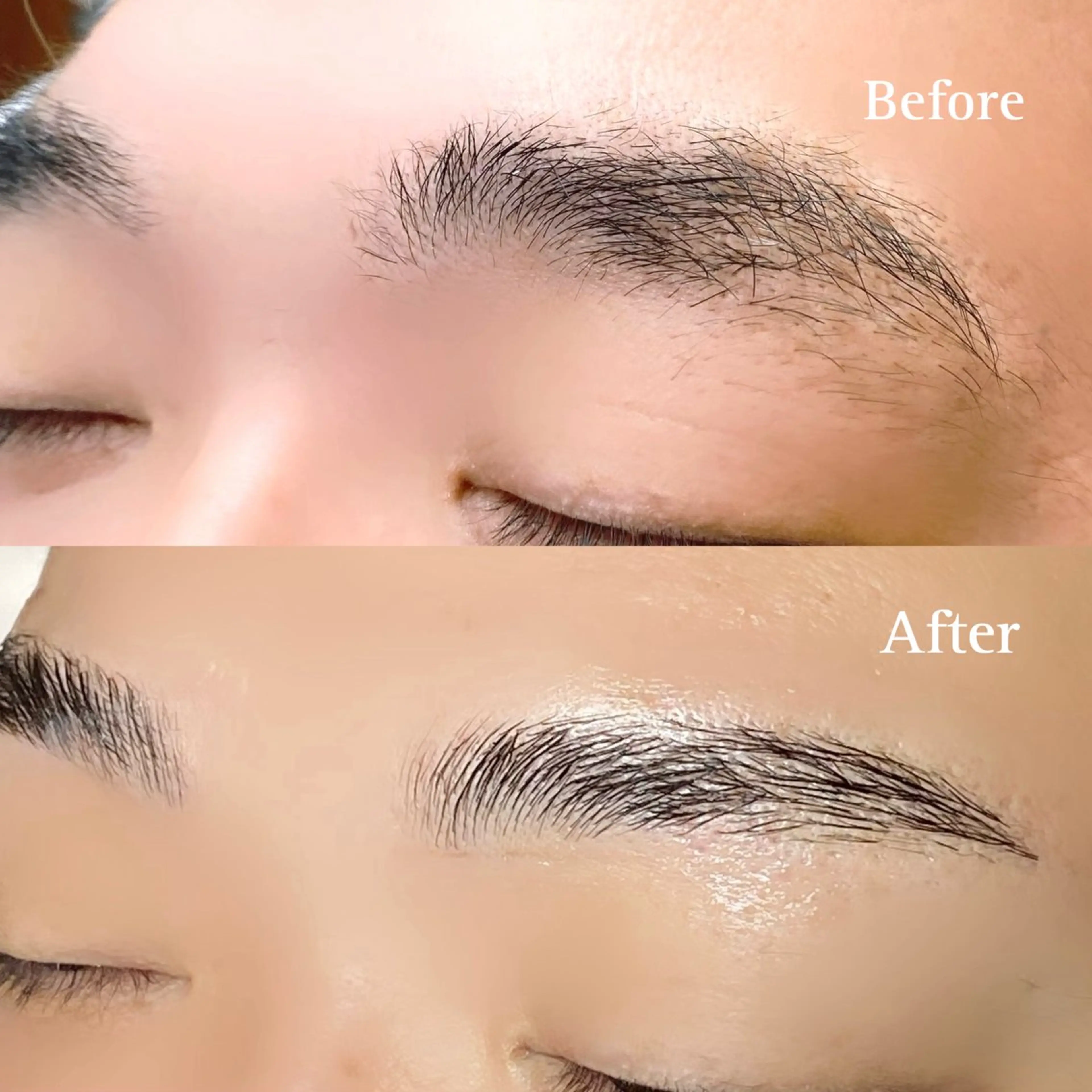 メンズ アイブロウ メンズパーマ 眉毛ワックス脱毛 REBYNA 【リバイン】のマツエク・マツパデザイン