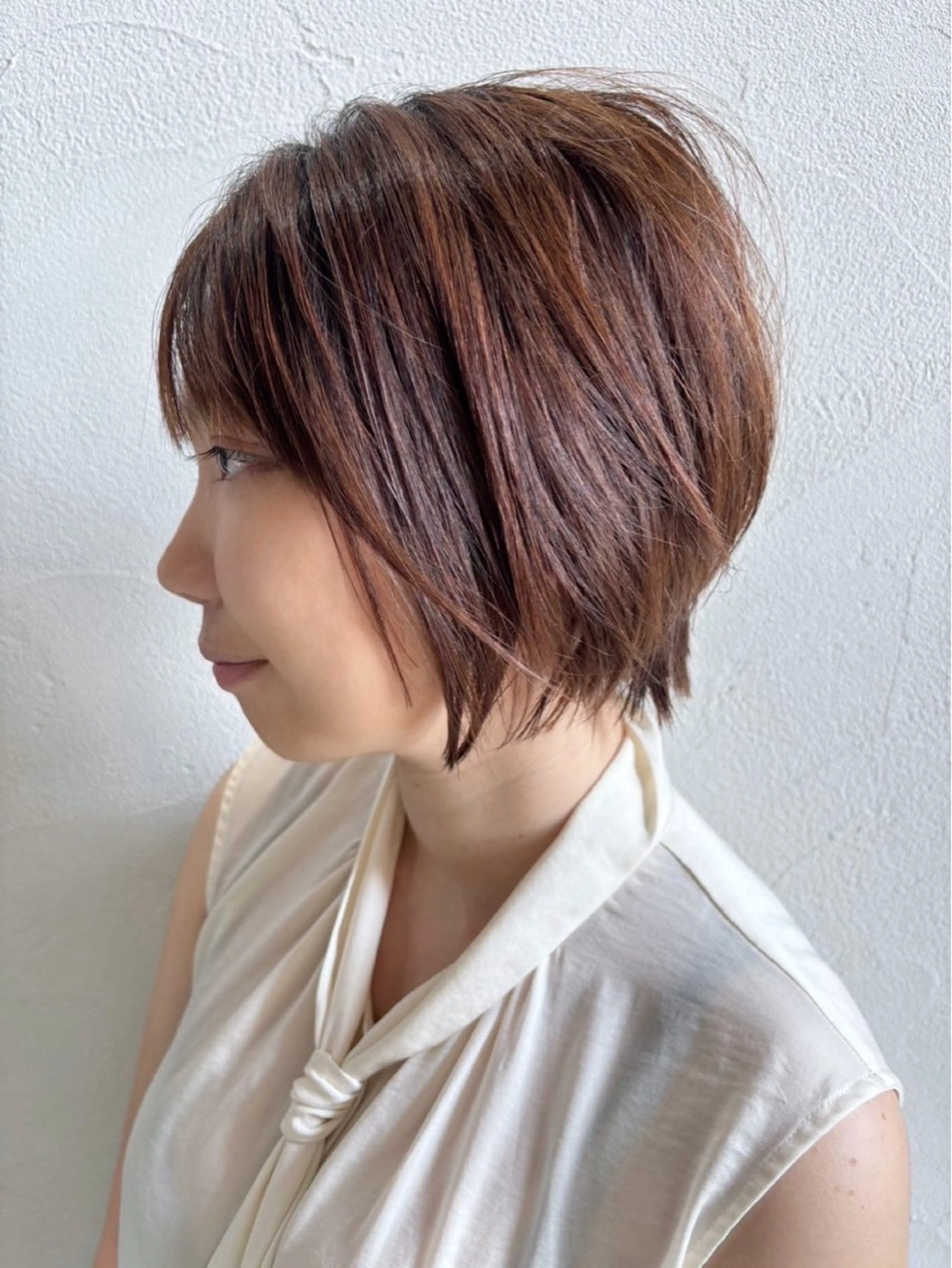 ショート ショートボブ ボブ ショートヘア シルエット重視✂︎ 髙橋　盾のヘアスタイル