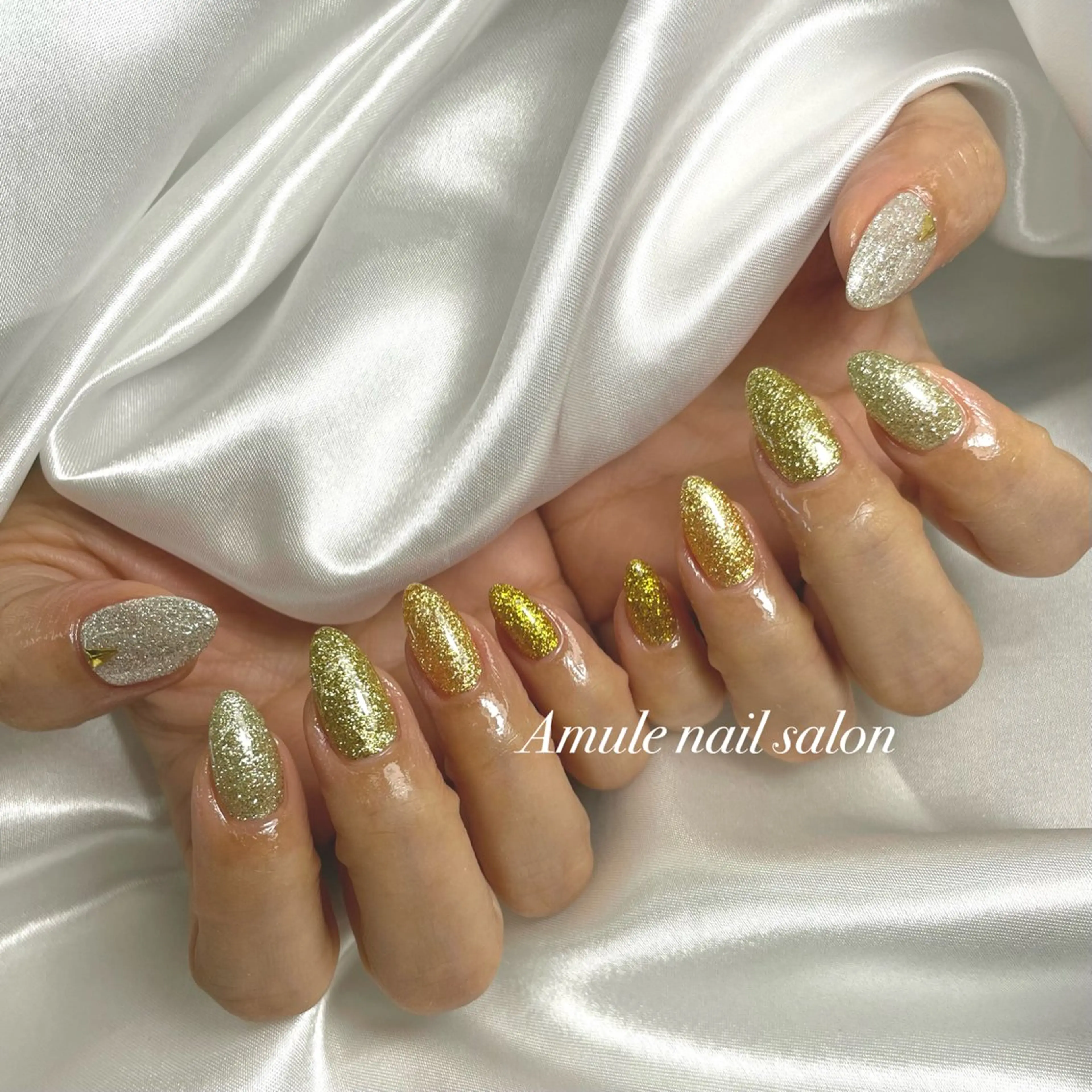 ネイル グラデーション ワンカラーネイル ハンドネイル Amule nailsalonのネイルデザイン