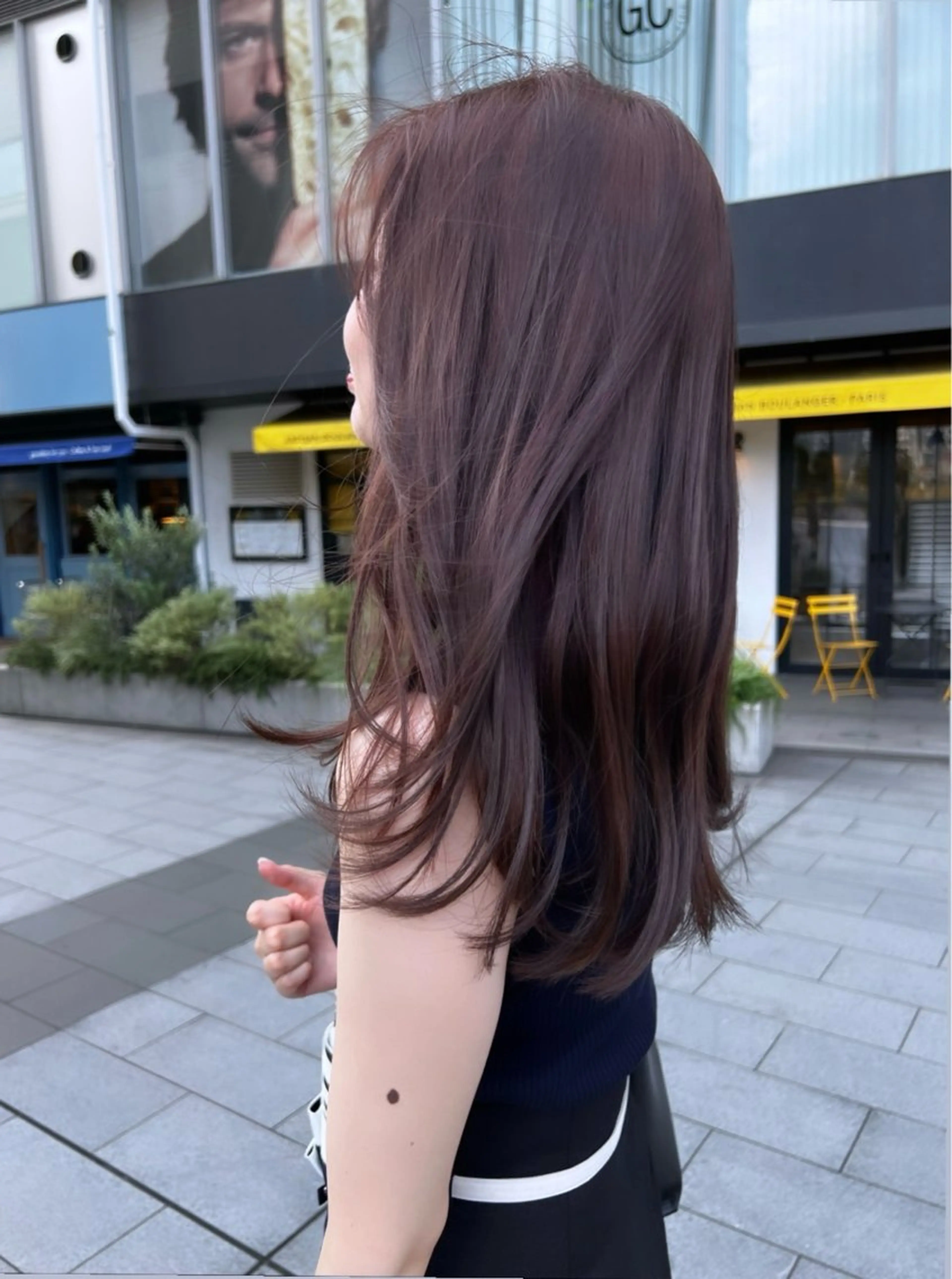 セミロング カラー なつき🎀韓国 styleのヘアスタイル