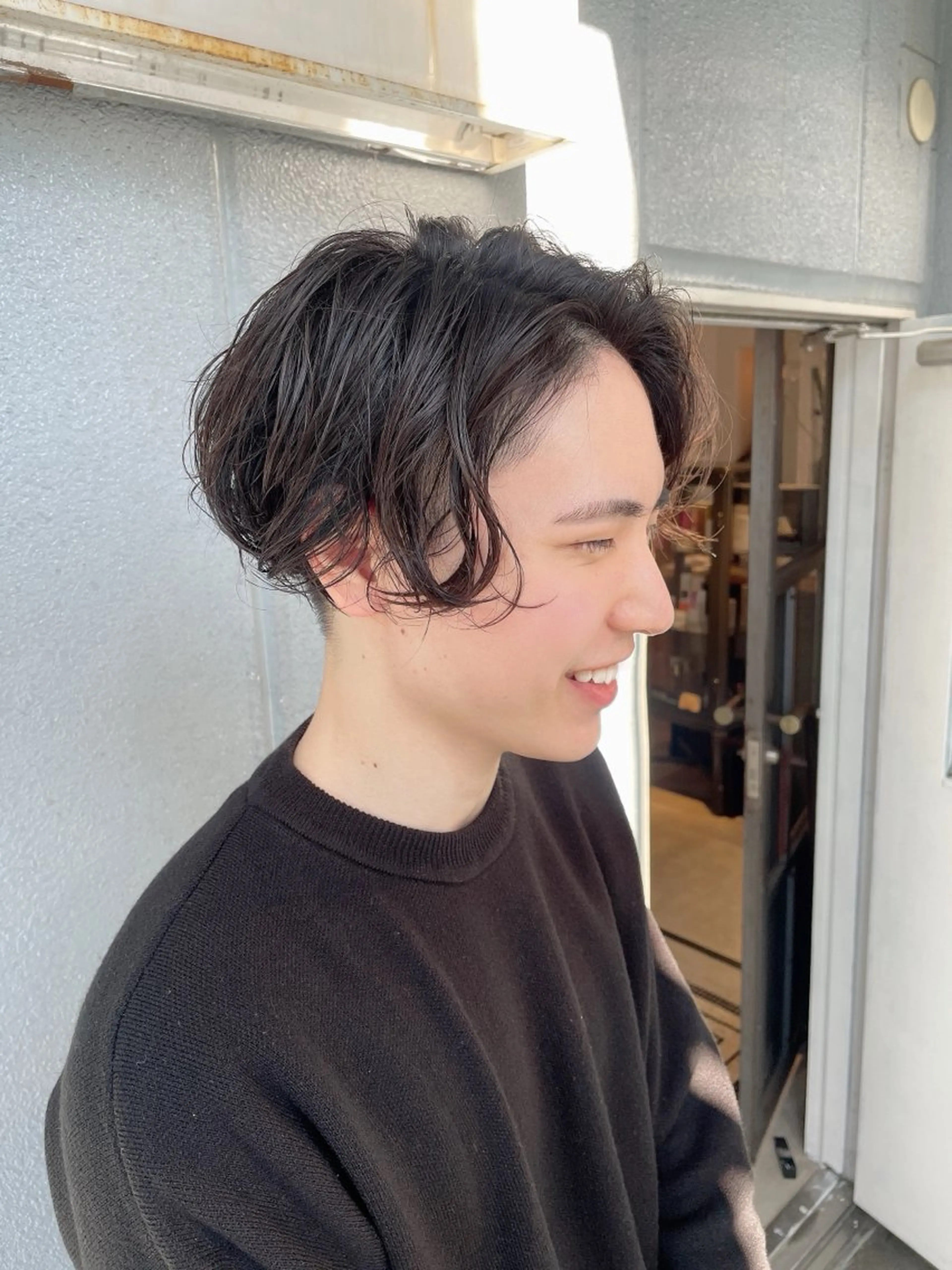 ミディアム パーマ メンズ メンズ特化/お任せ可 矢場町/モモコ🍑のヘアスタイル