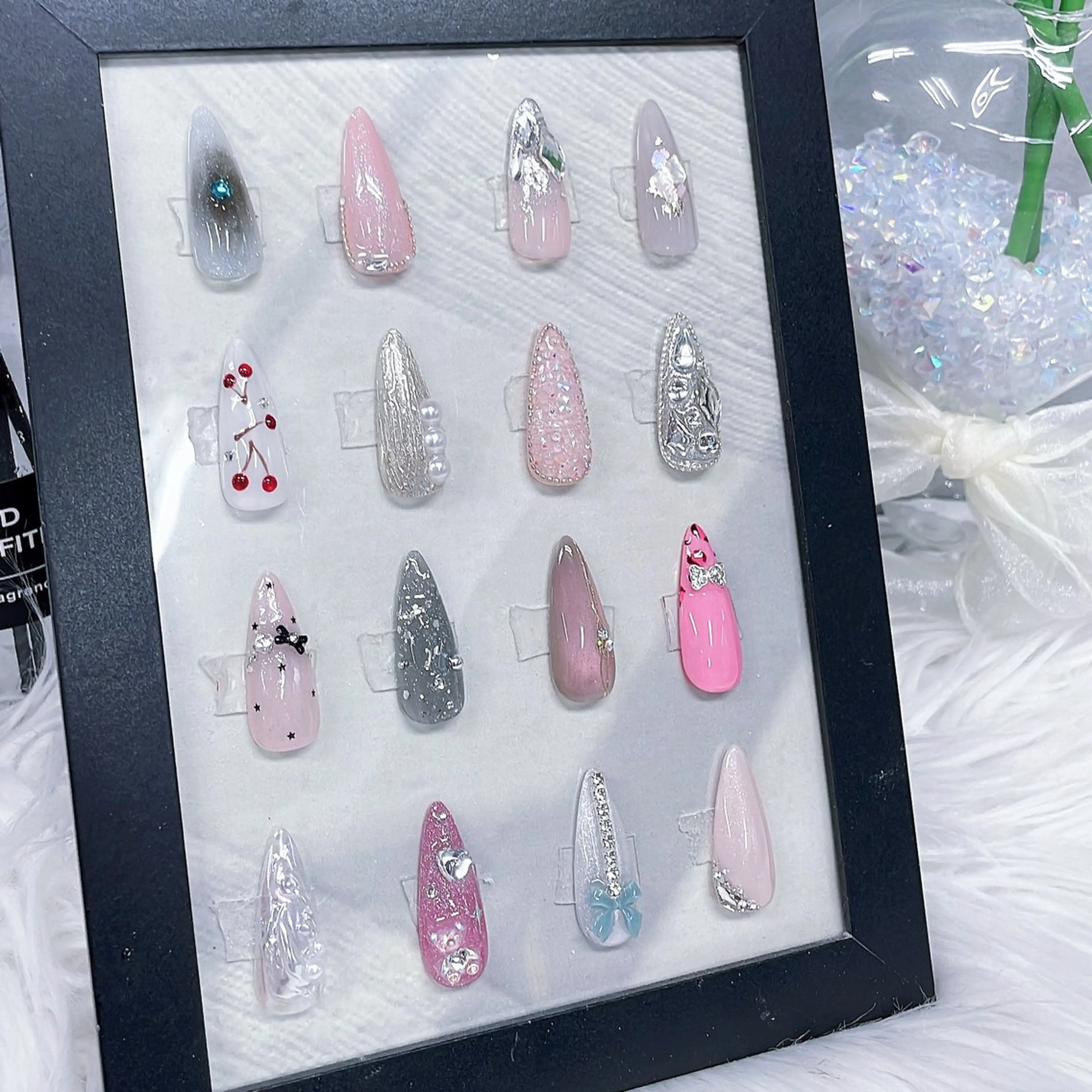 ネイル スカルプネイル ネイルチップ ♡tener♡ YURINEのネイルデザイン