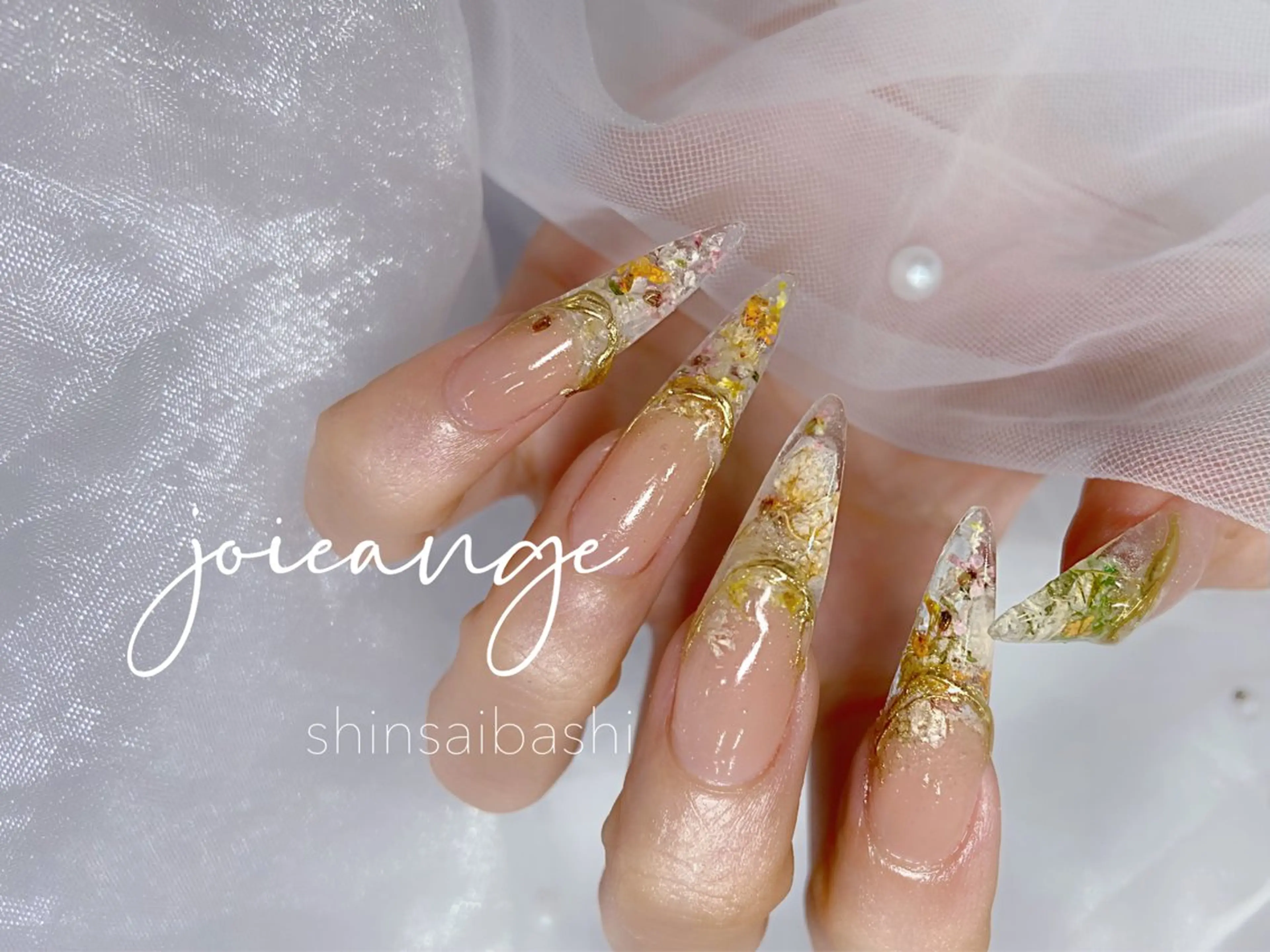 ネイル スカルプネイル 🫧藤本🫧 joieangeのネイルデザイン