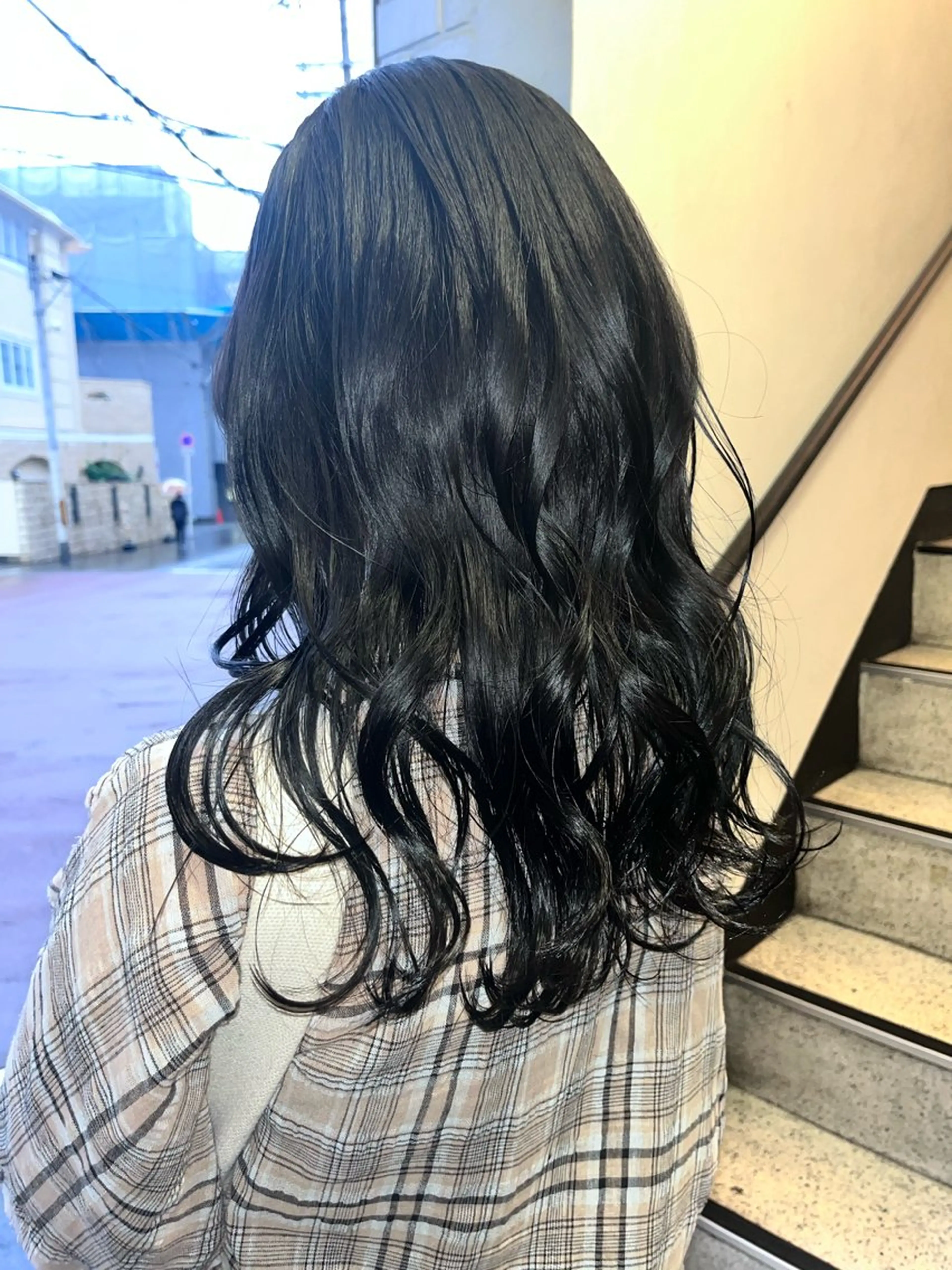 ロング ヘアカラー トリートメント 藤倉なつみ /玉造のヘアスタイル