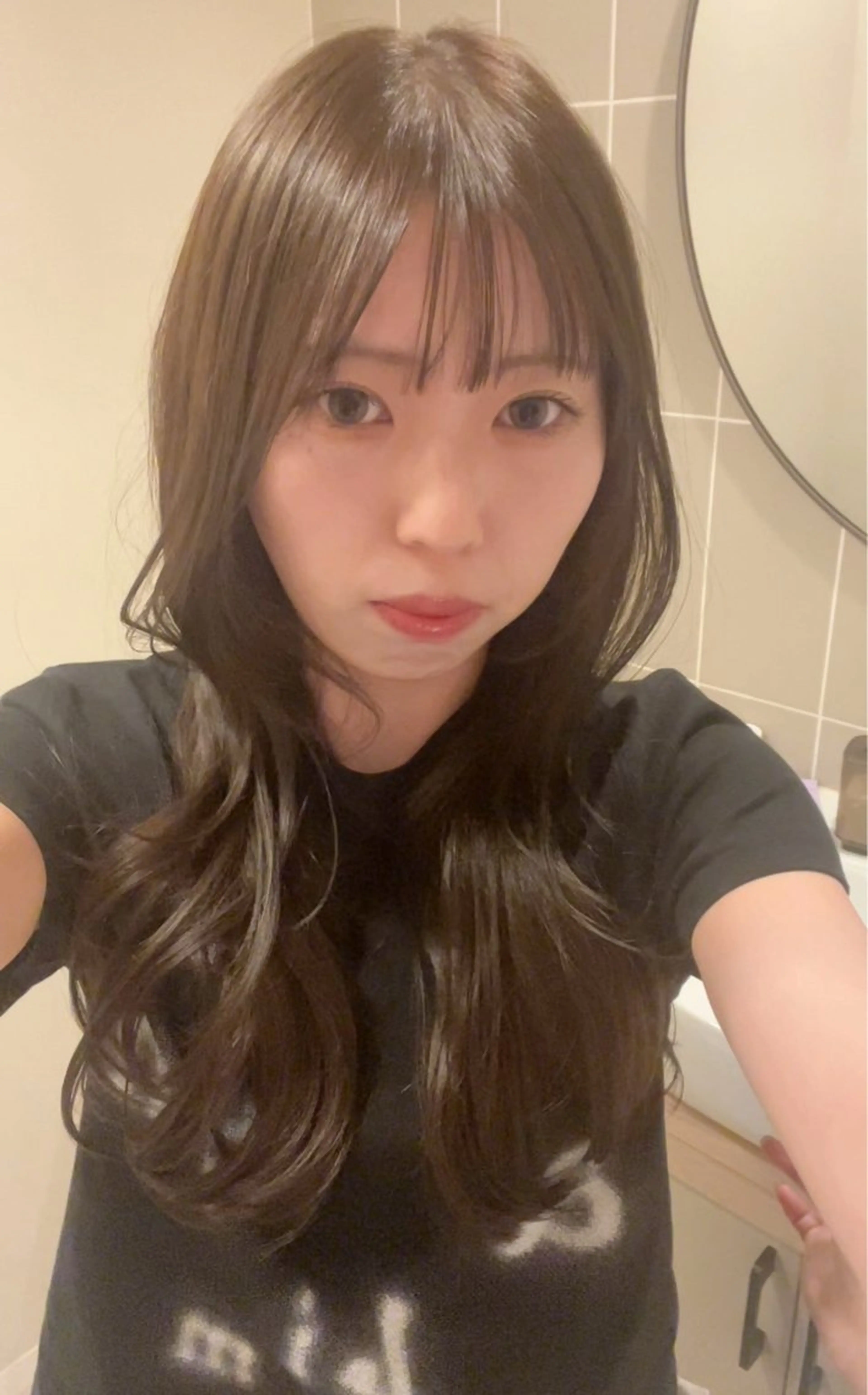 セミロング -みつま はるな-のヘアスタイル