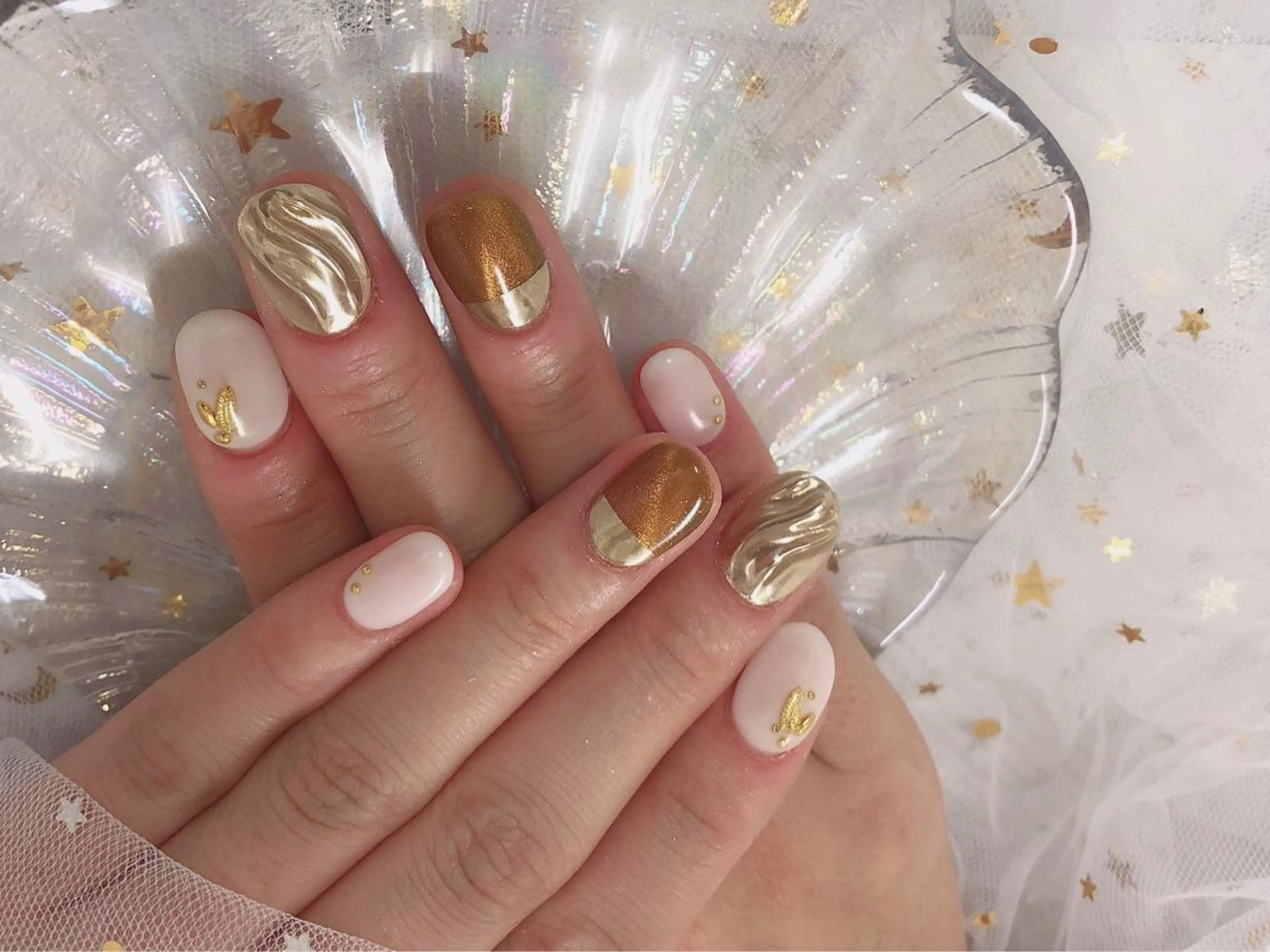 ネイル MiKi Nai池袋 長さだし得意のネイルデザイン