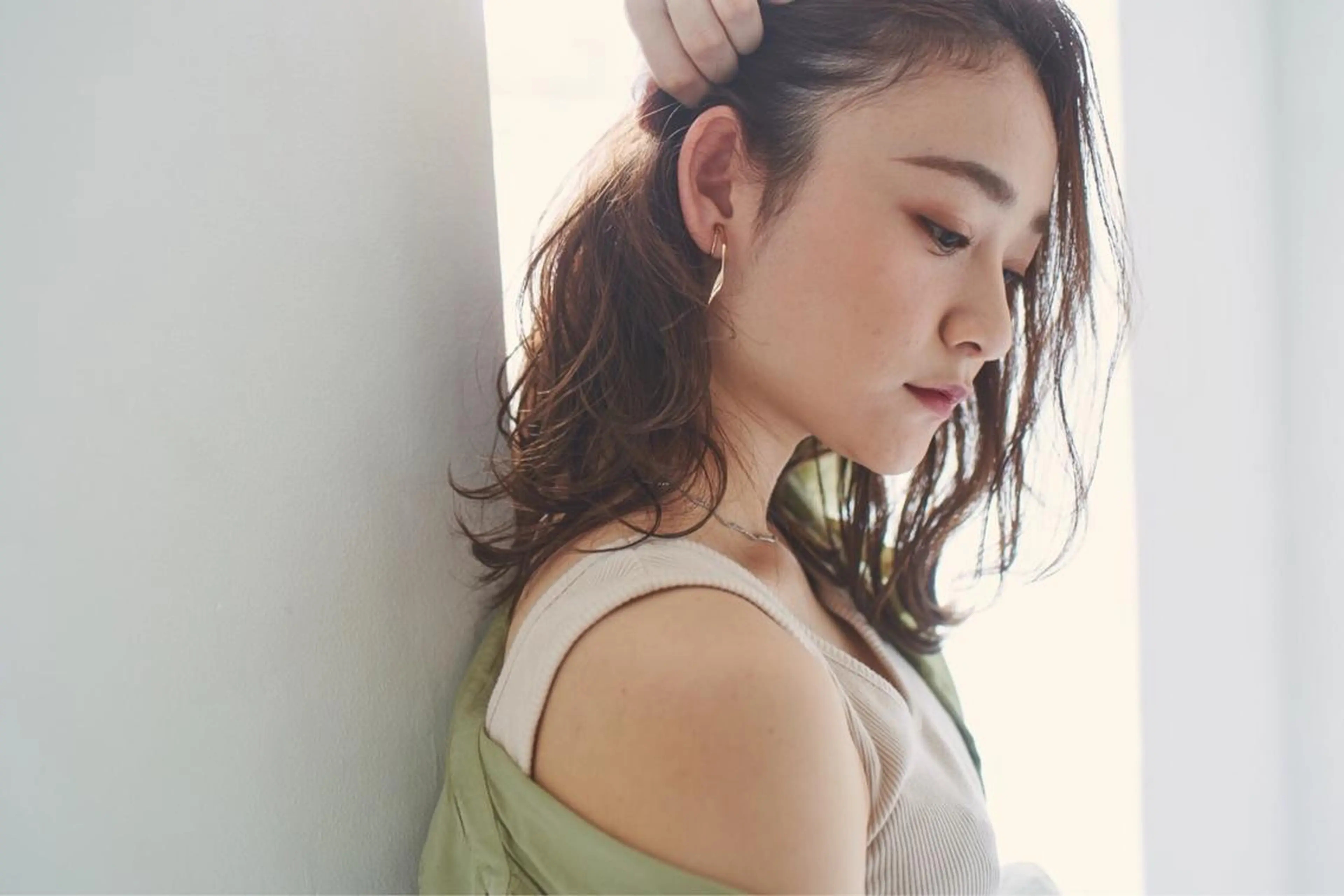 セミロング 【髪質改善】 梅田　聡のヘアスタイル