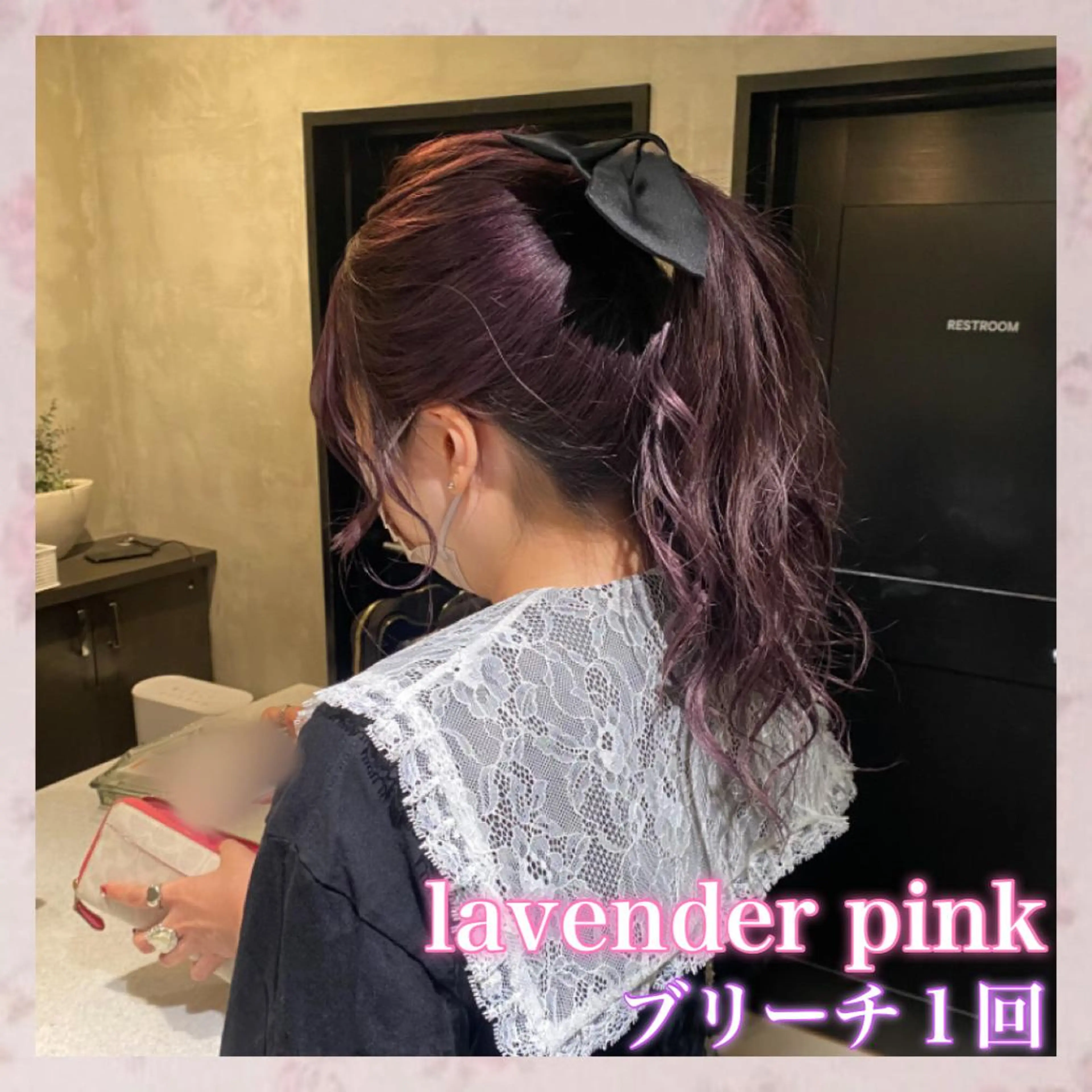 セミロング カラー ヘアアレンジ 💗ガーリーヘア🎀 saki💗のヘアスタイル