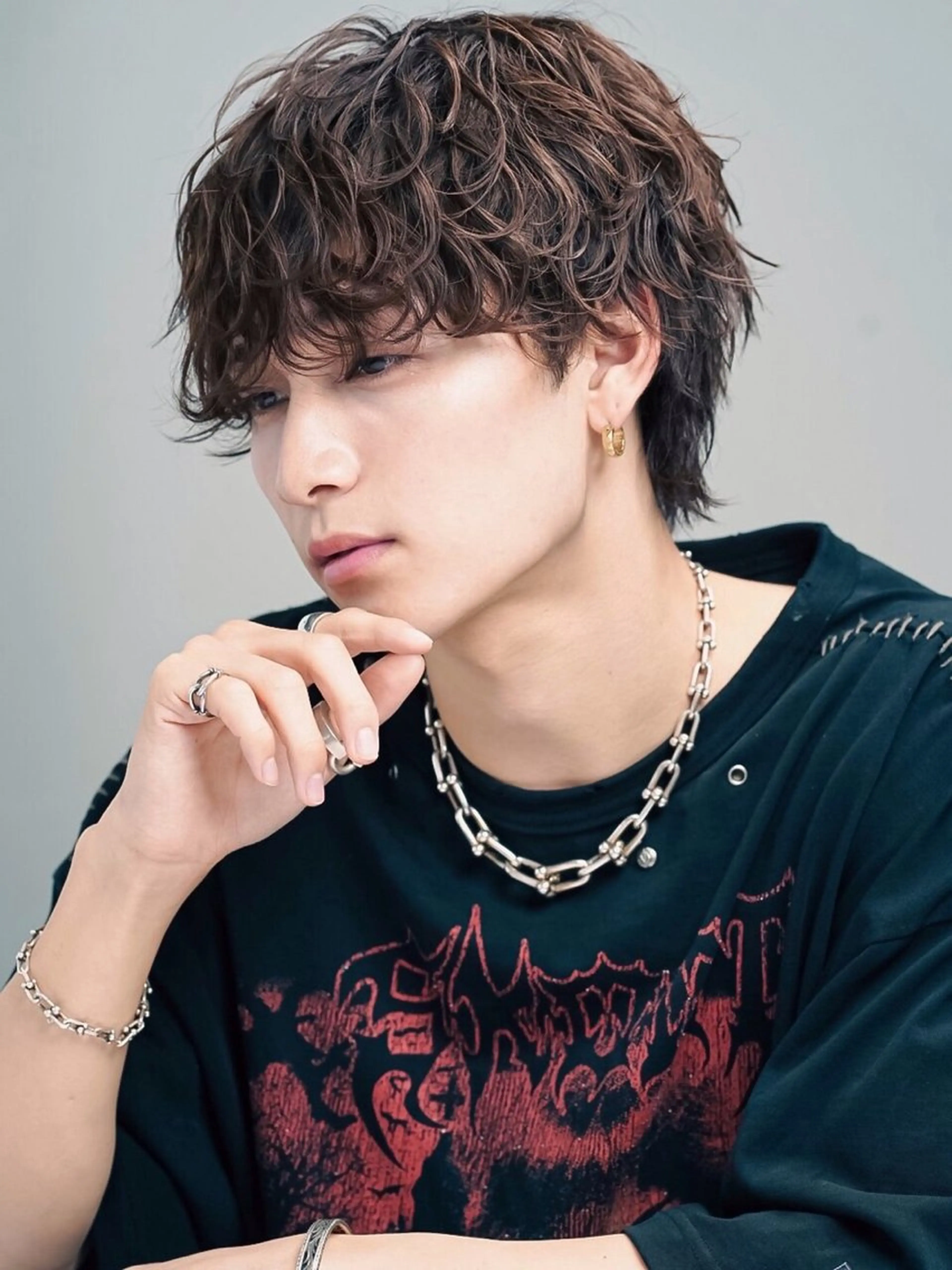 ショート カット パーマ トリートメント Oltre四天王寺 メンズパーマ特化のヘアスタイル