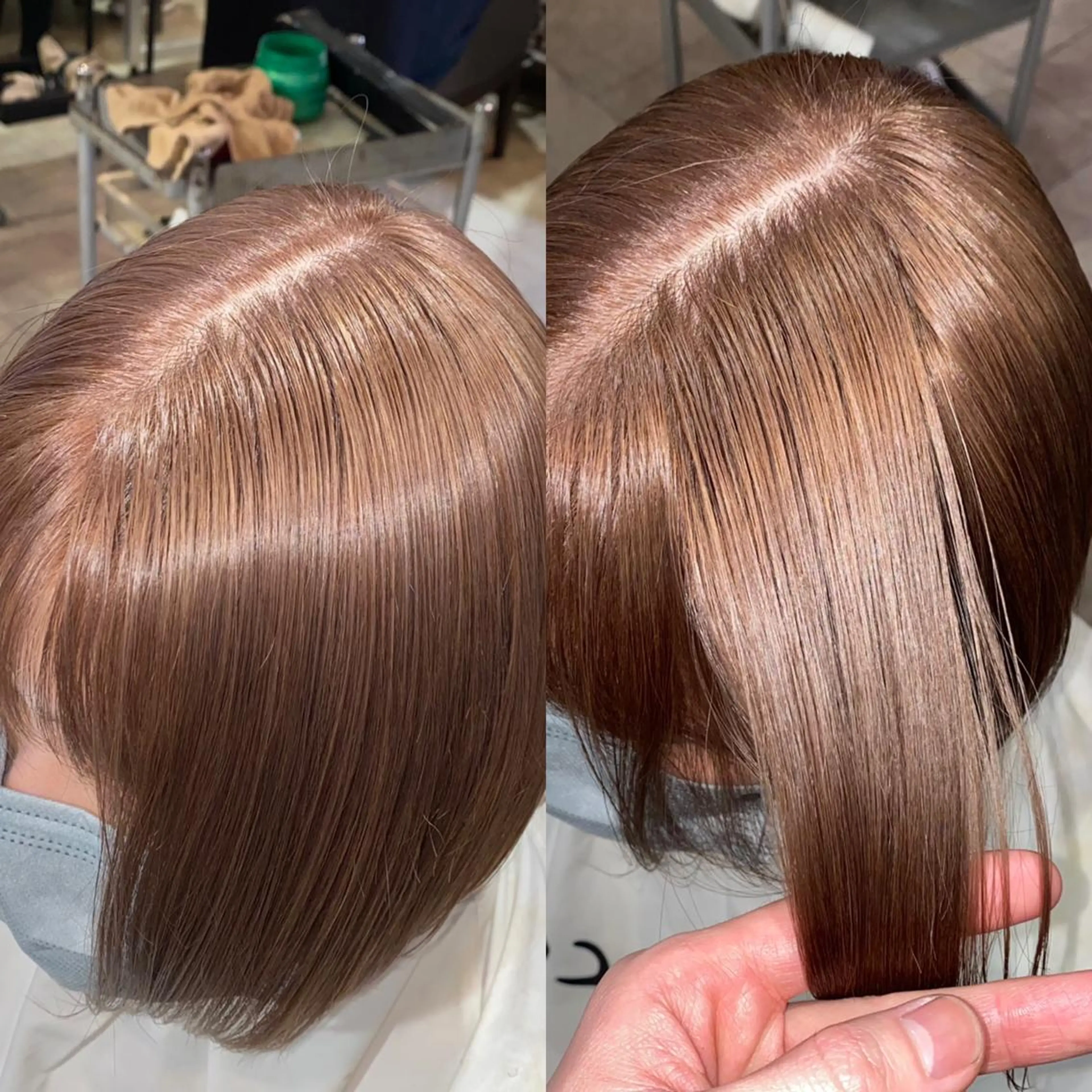 ショート カラー ヘアアレンジ ブリーチ ヘアカラー 梅田中崎町髪質改善 /オキヒロト/エコルのヘアスタイル