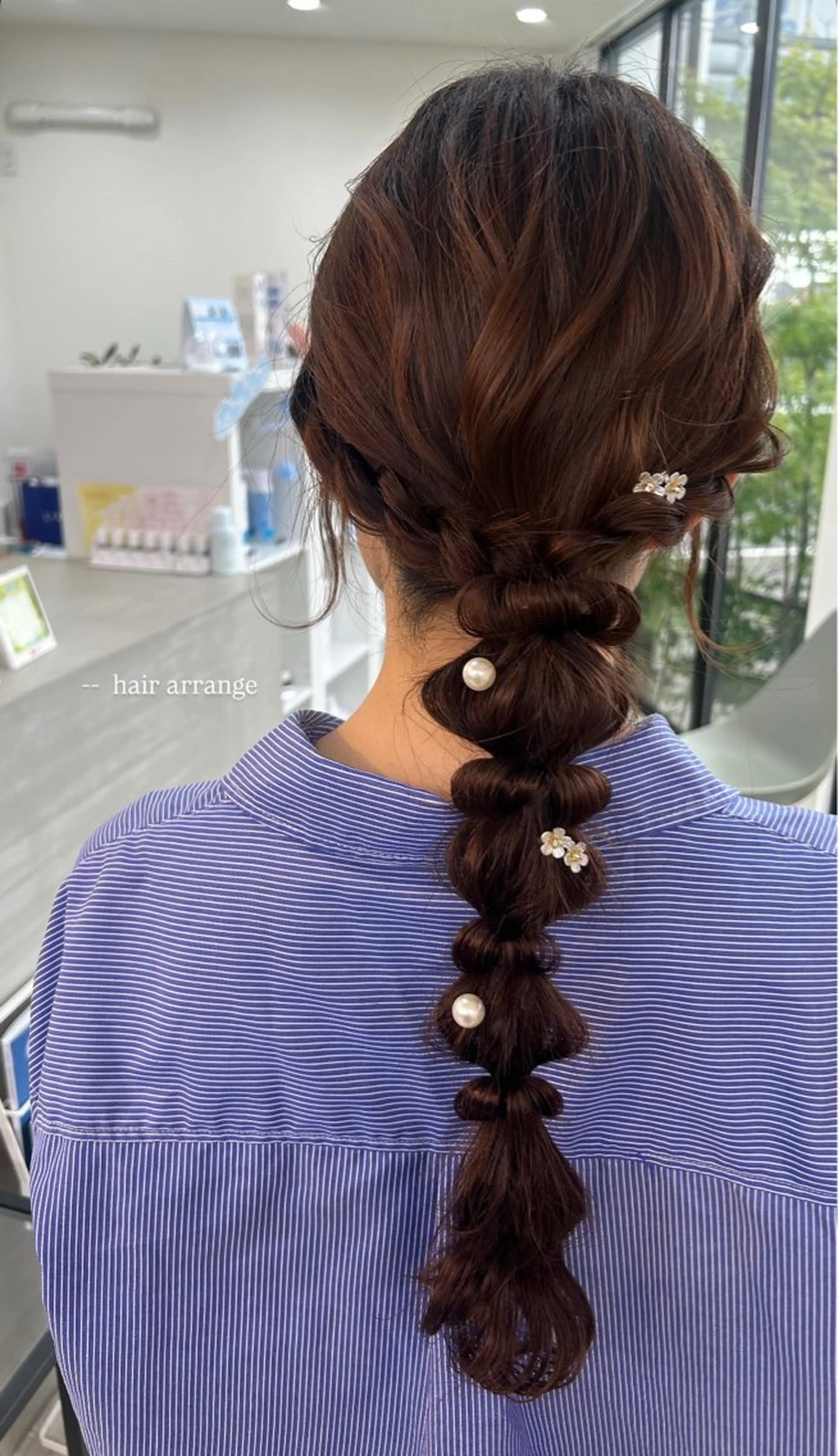 ロング ヘアセット suehiro yunaのヘアスタイル