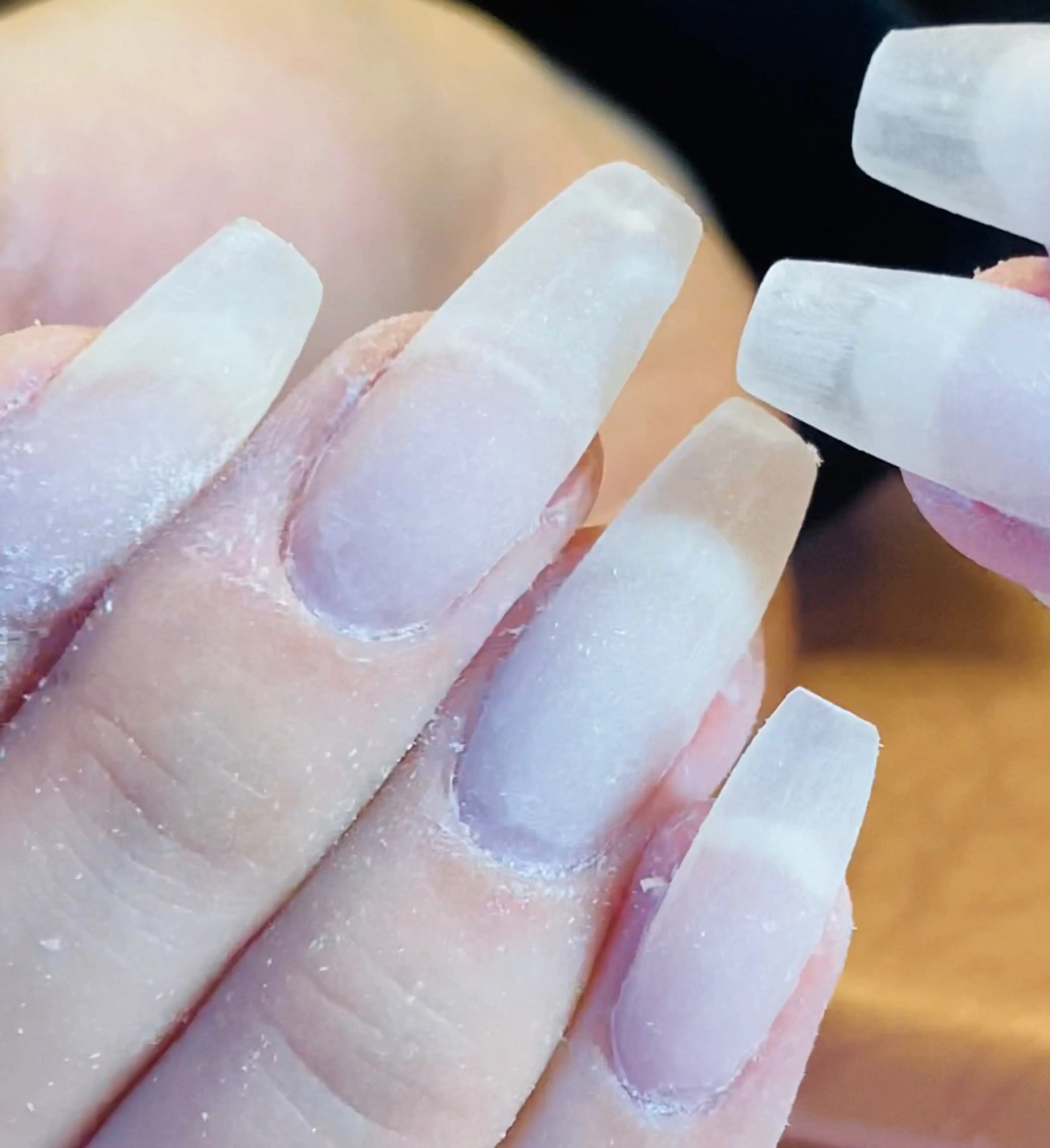 ネイル 長さ出し ワンカラーネイル HandSnail自宅サロン所属・HandSnail 座間自宅ネイルサロンのネイルデザイン