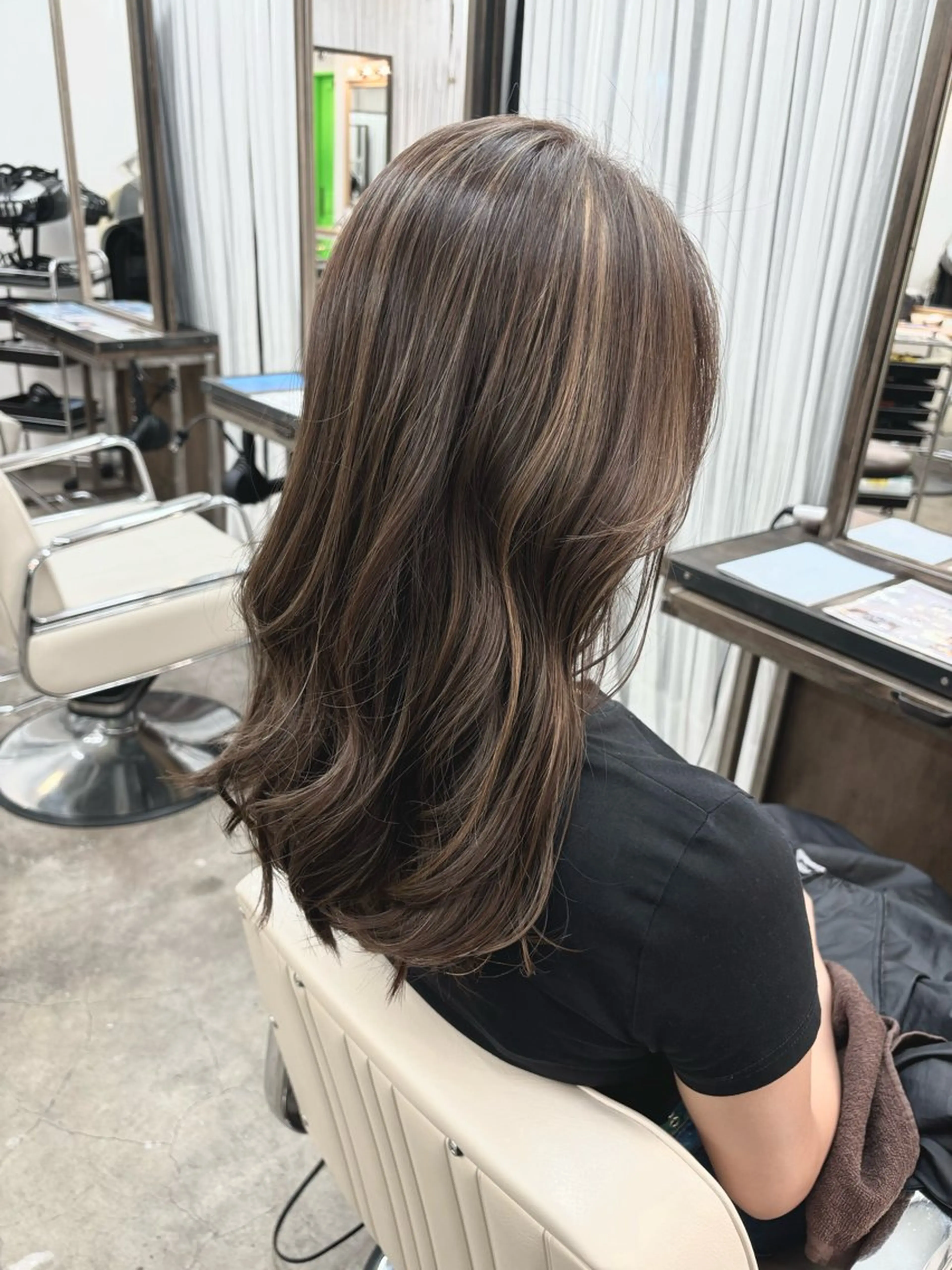 ロング ハイライト レイヤーカット レイヤー/パーマ sHOTAのヘアスタイル