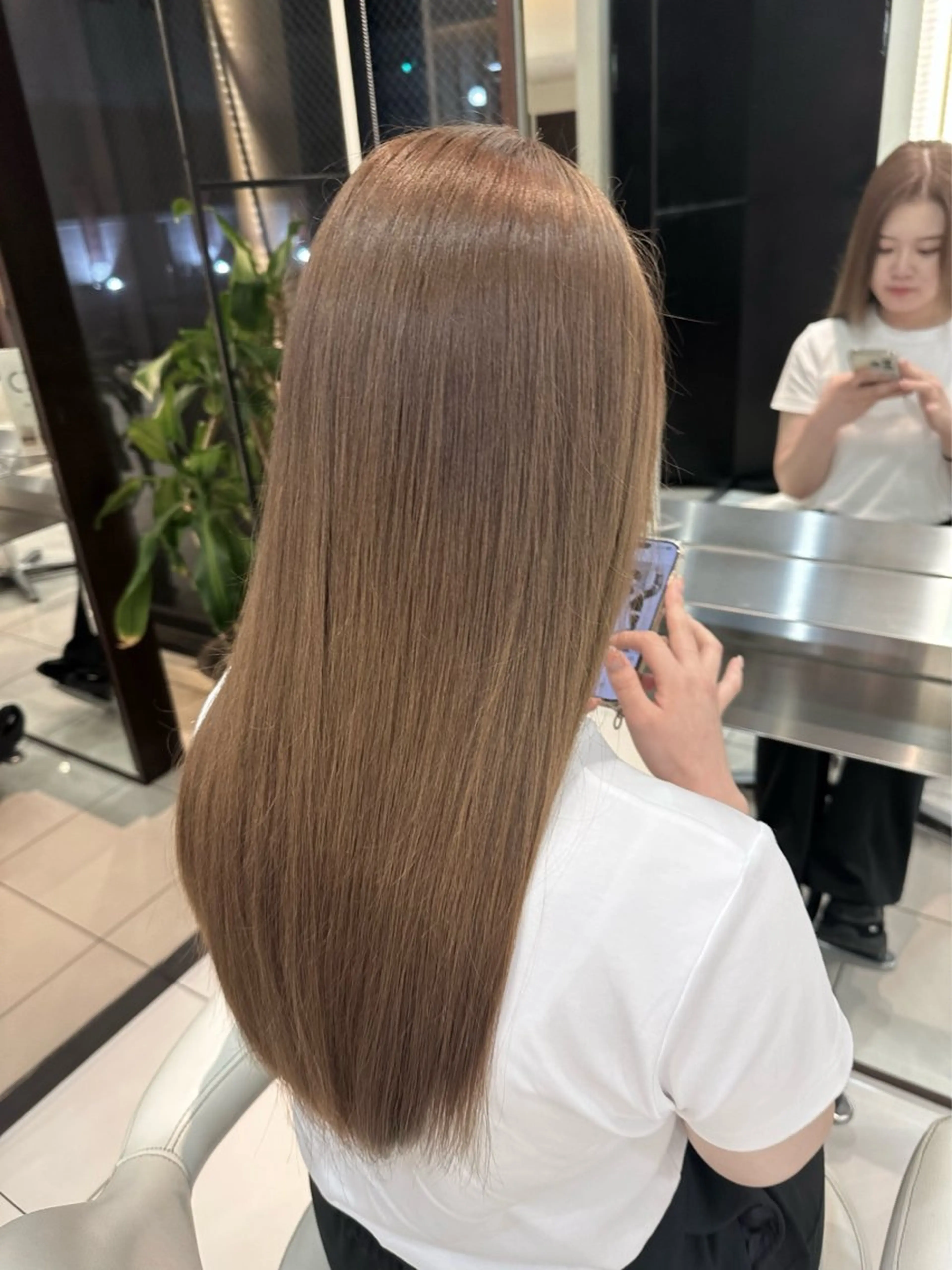 ロング カラー ボブ/レイヤー/ 透明感/Hazukiのヘアスタイル