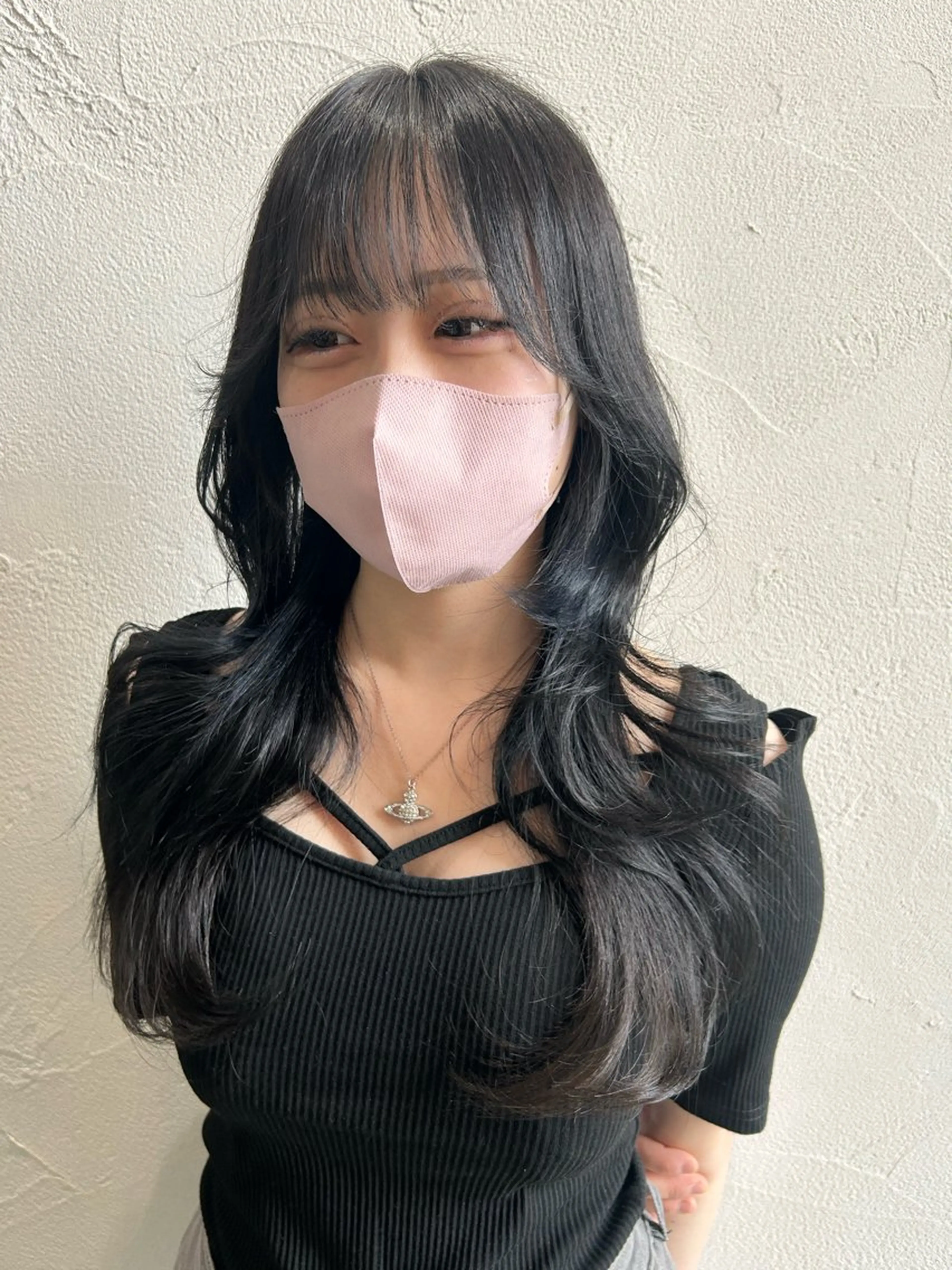 ロング カット ヘアカラー トリートメント 剣持友希/ifh iizuka/高崎のヘアスタイル