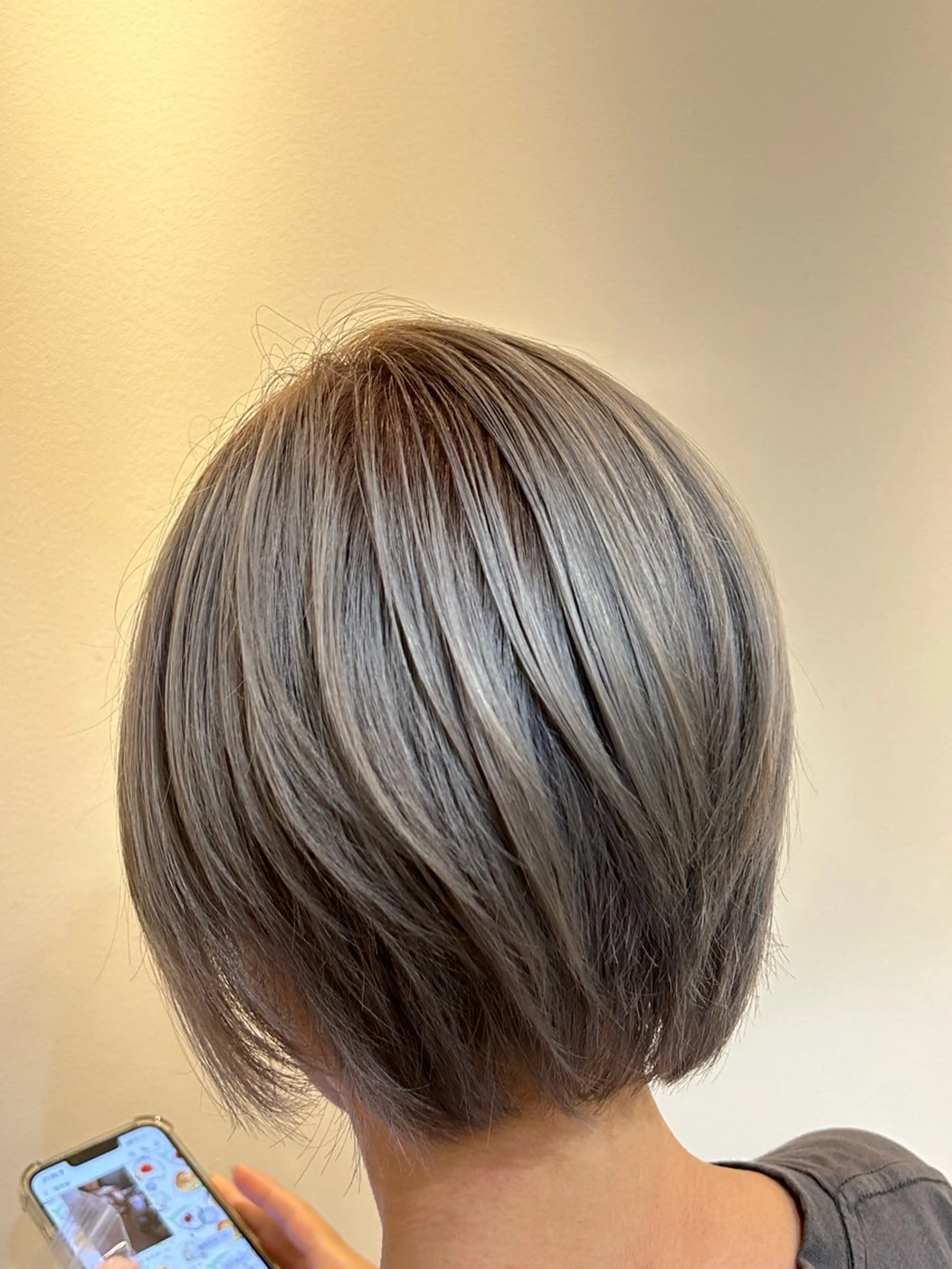 ショート カラー ダブルカラー トリートメント 木村 柊斗のヘアスタイル