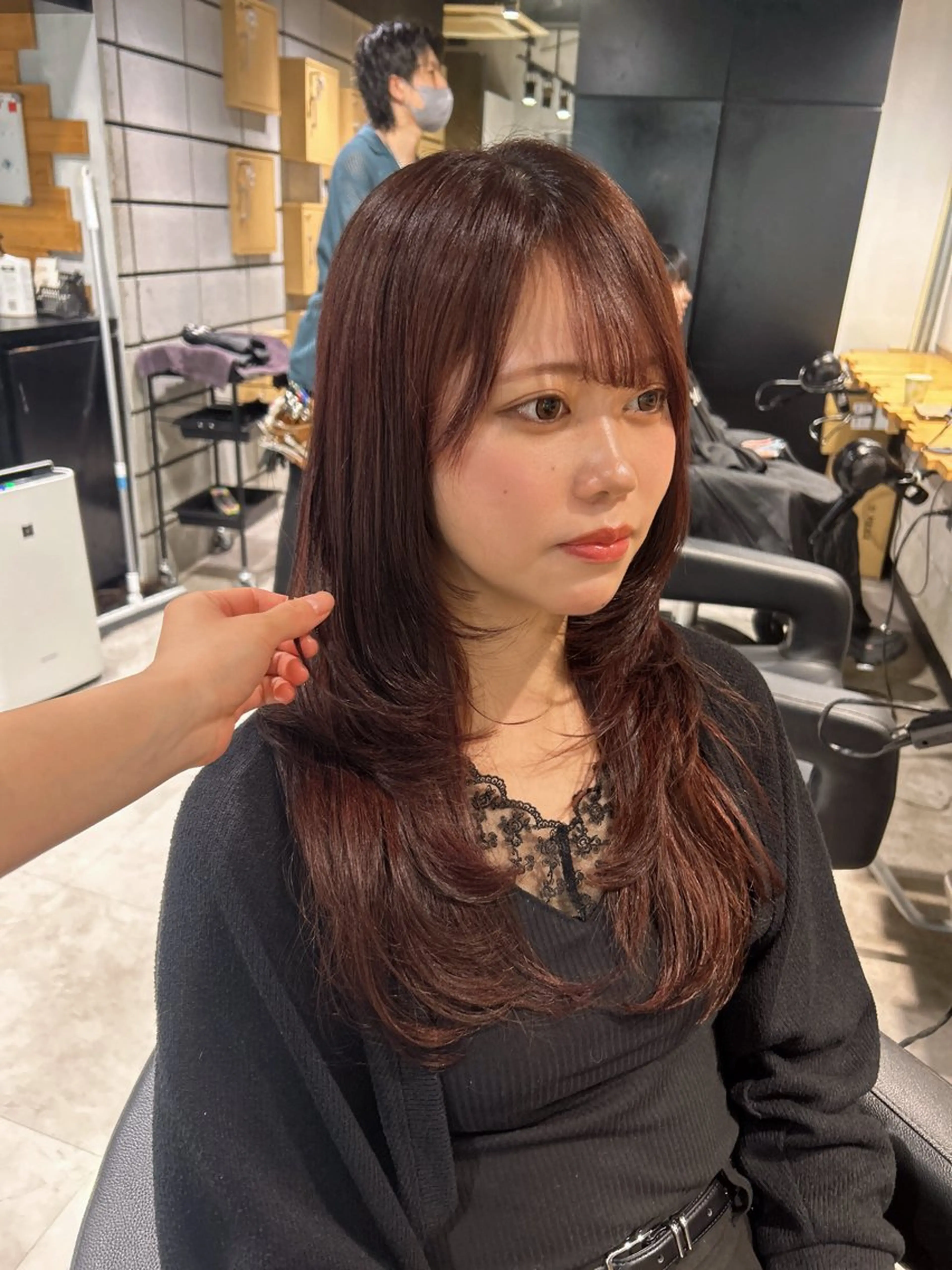 ロング カット ヘアカラー トリートメント ヘッドスパ レイヤーStyle 🩵菜々実のヘアスタイル