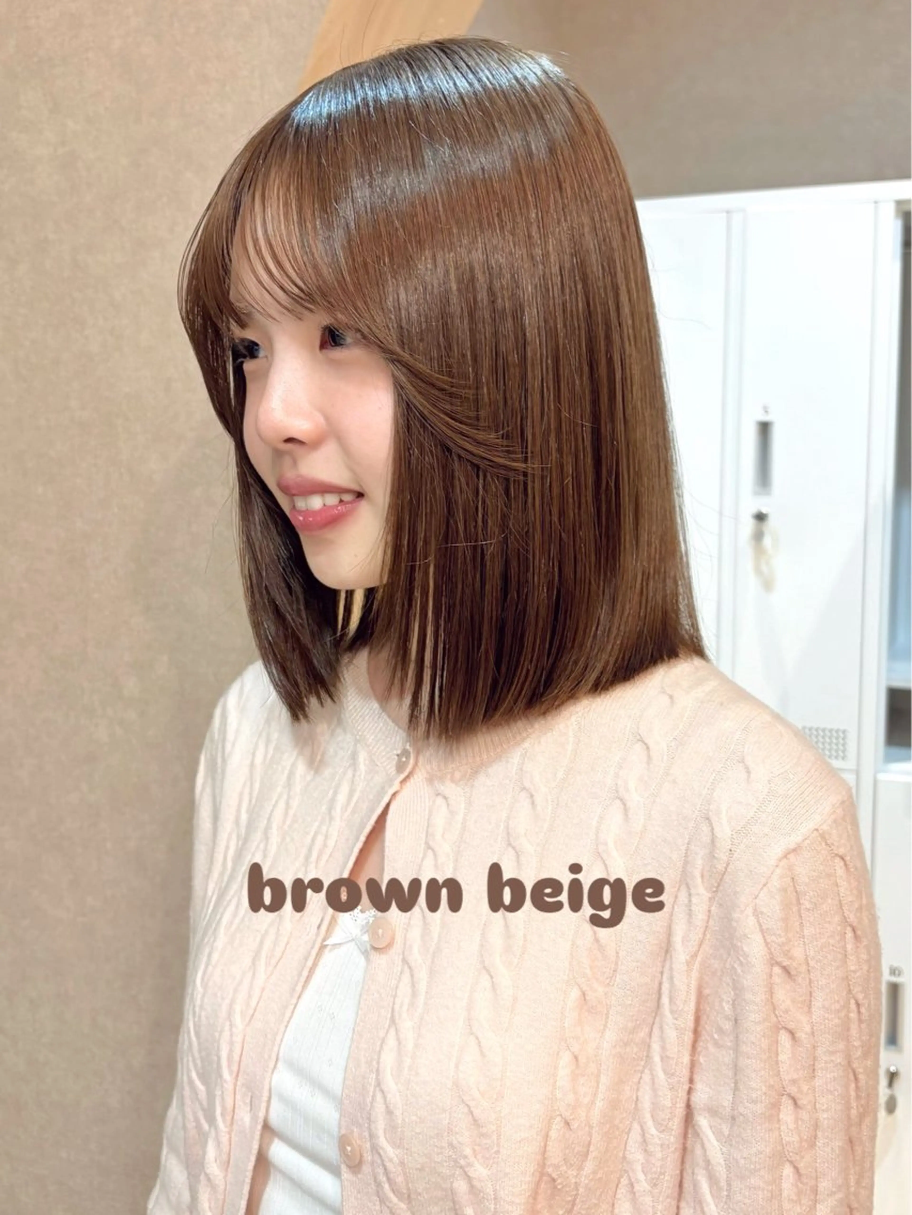 ショート 似合わせ/ベージュ /レイヤー/りほ🤍のヘアスタイル