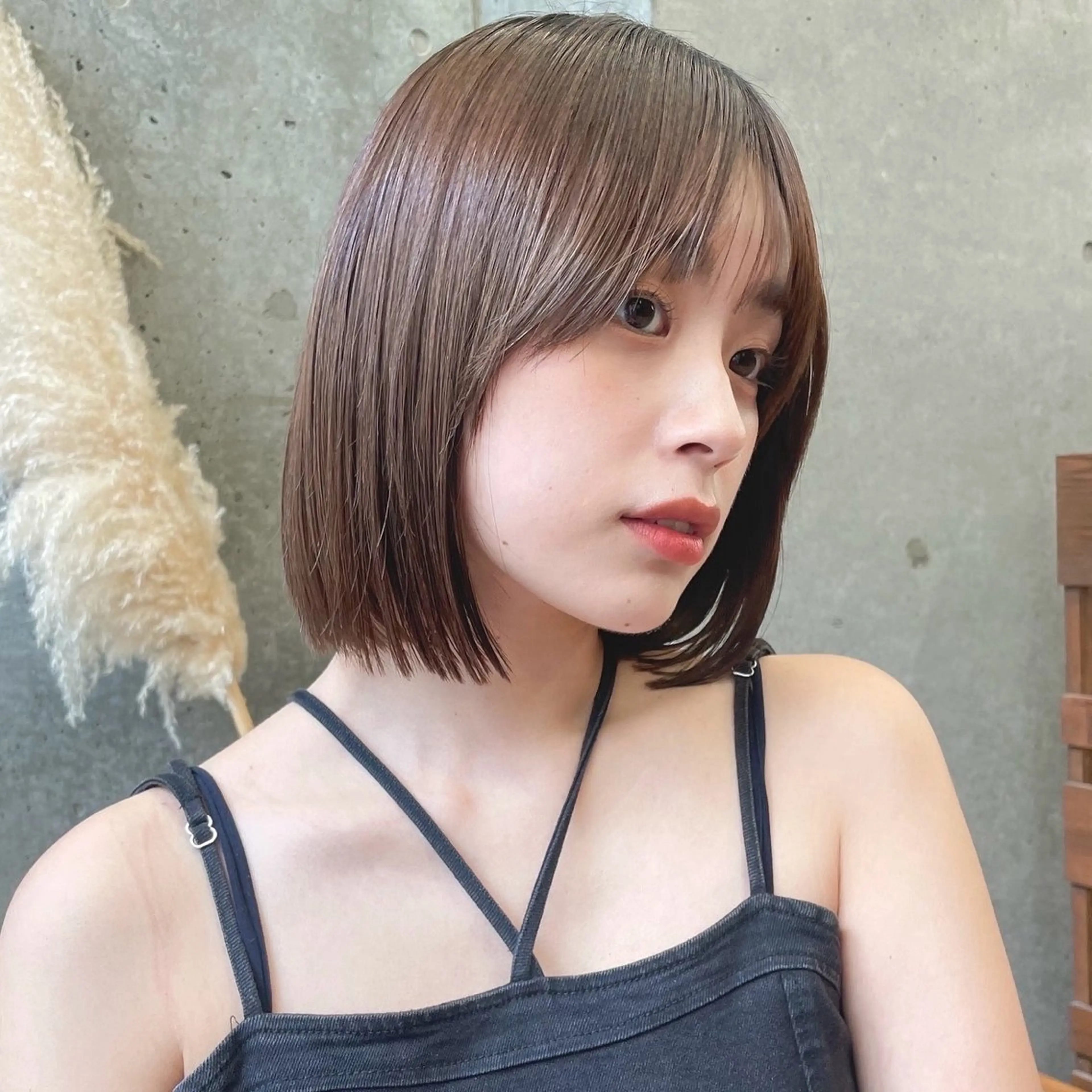 ミディアム カラー レイヤー/柔らか 透明感カラー/ゆきなのヘアスタイル