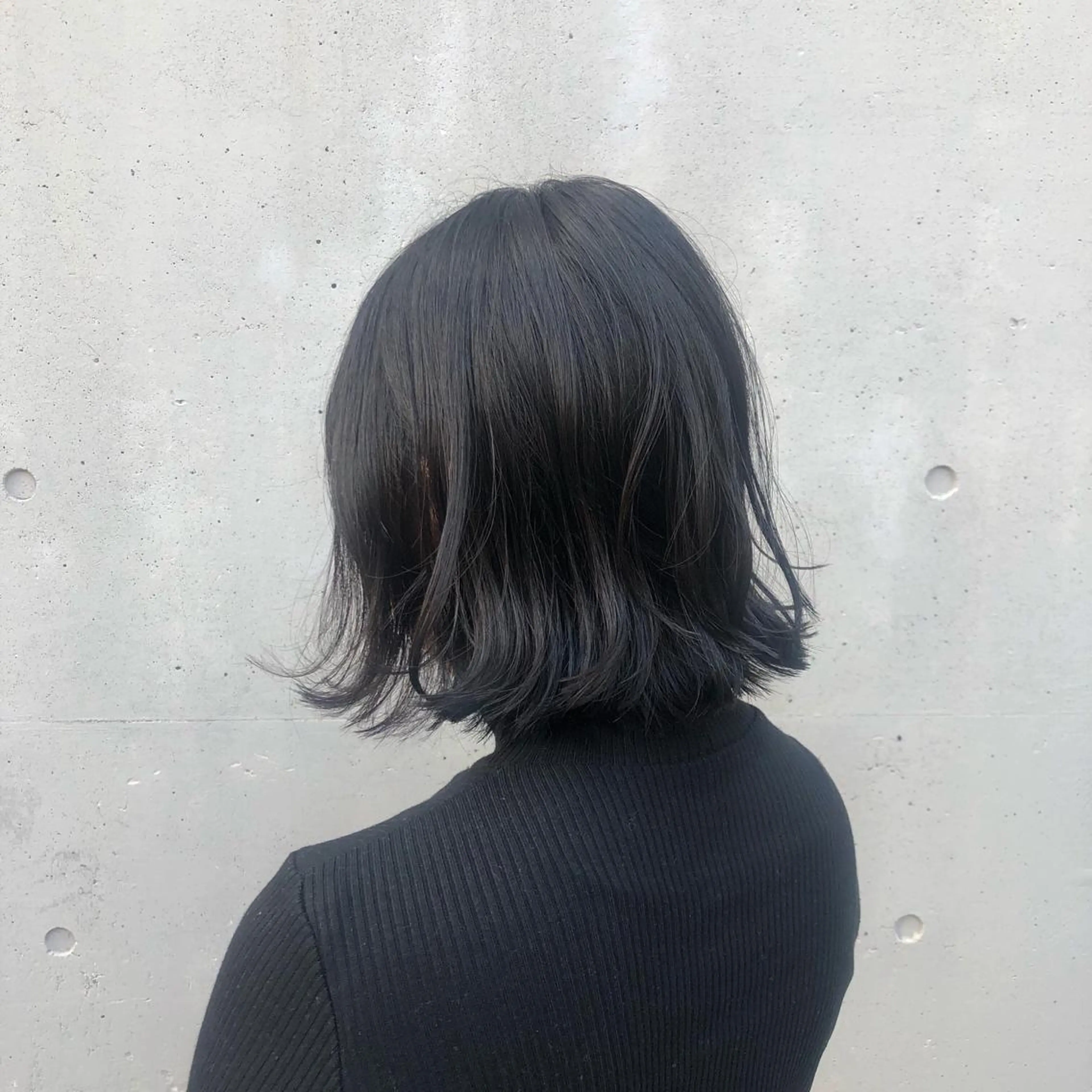 ミディアム カラー 酸性縮毛矯正🧴韓国 レイヤー/髪質改善のヘアスタイル