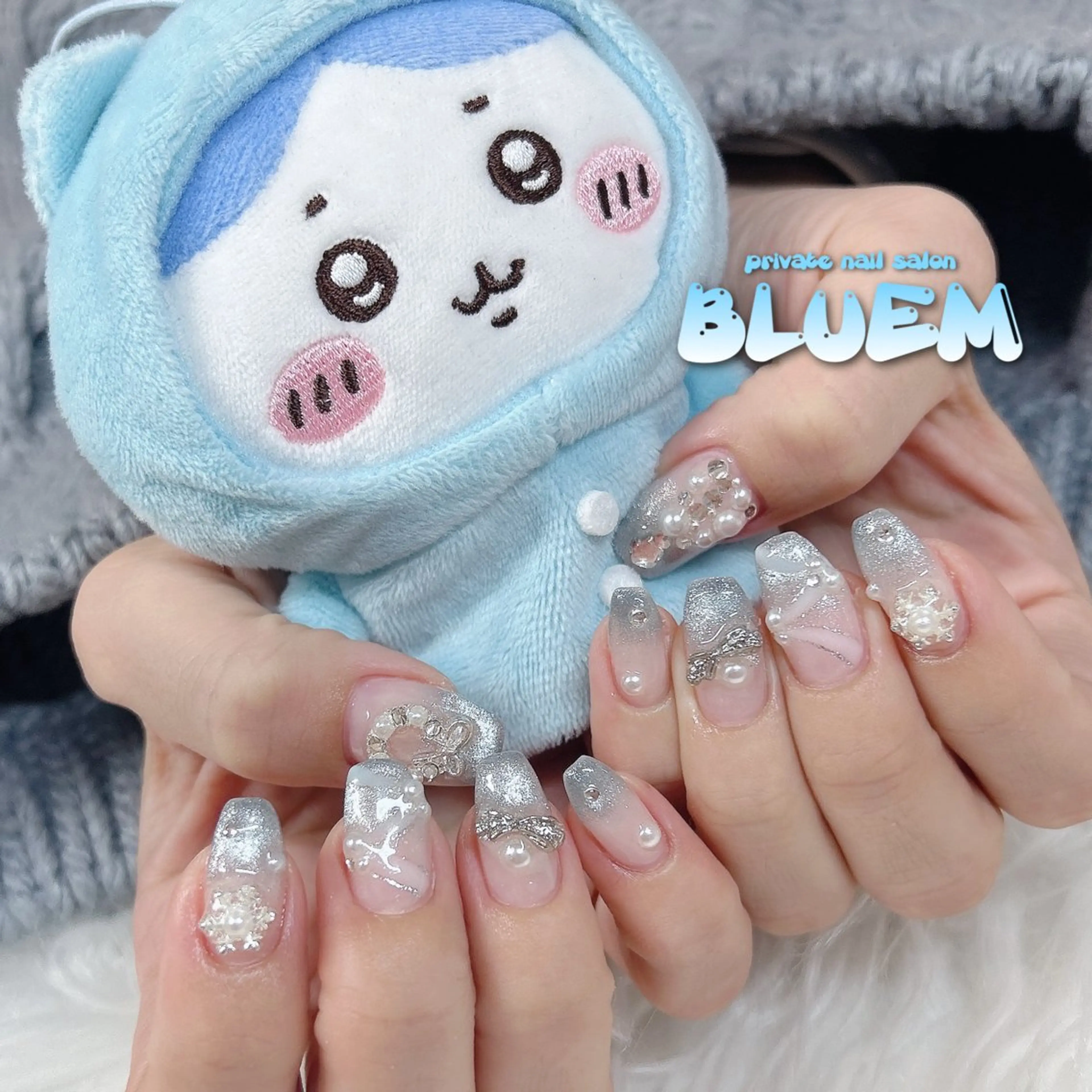 ネイル ハンドネイル BLUEM なな🐶のネイルデザイン