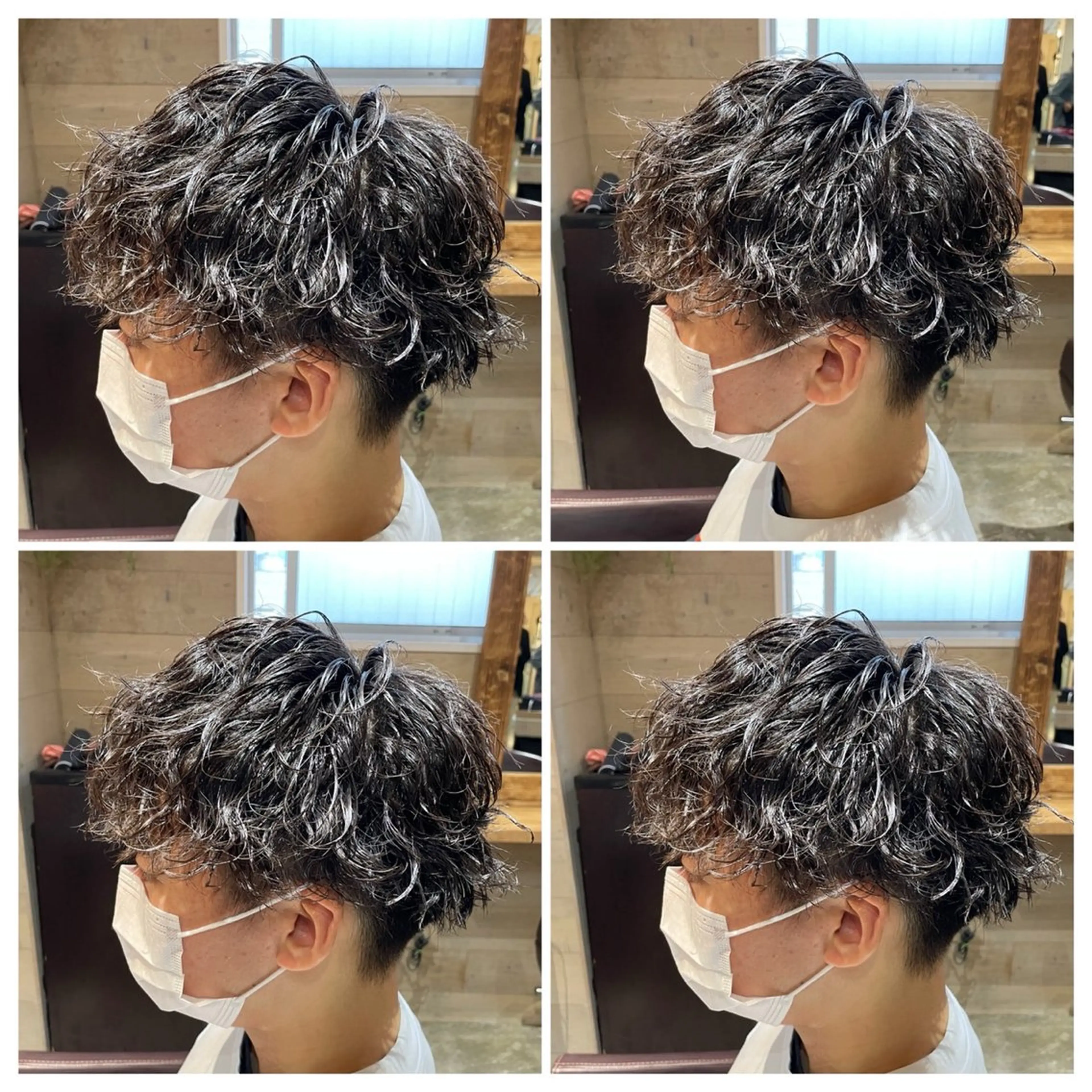 パーマ メンズ カット パーマ トリートメント ヘアセット 💈メンズパーマ特化 店長望月謙二郎💈のヘアスタイル