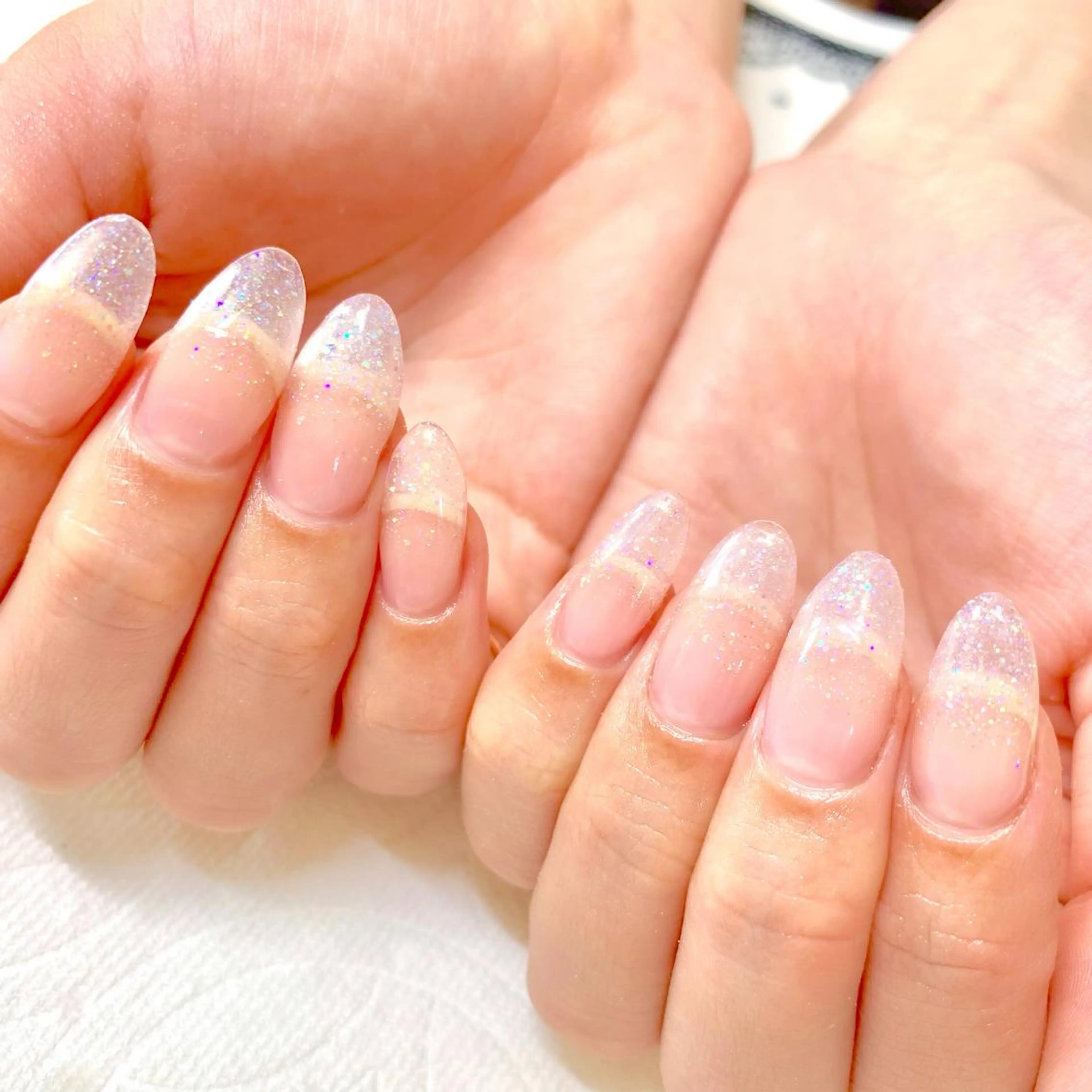 ネイル フットネイル ジェルネイル ニュアンスネイル パラジェル スカルプネイル clover nailのネイルデザイン