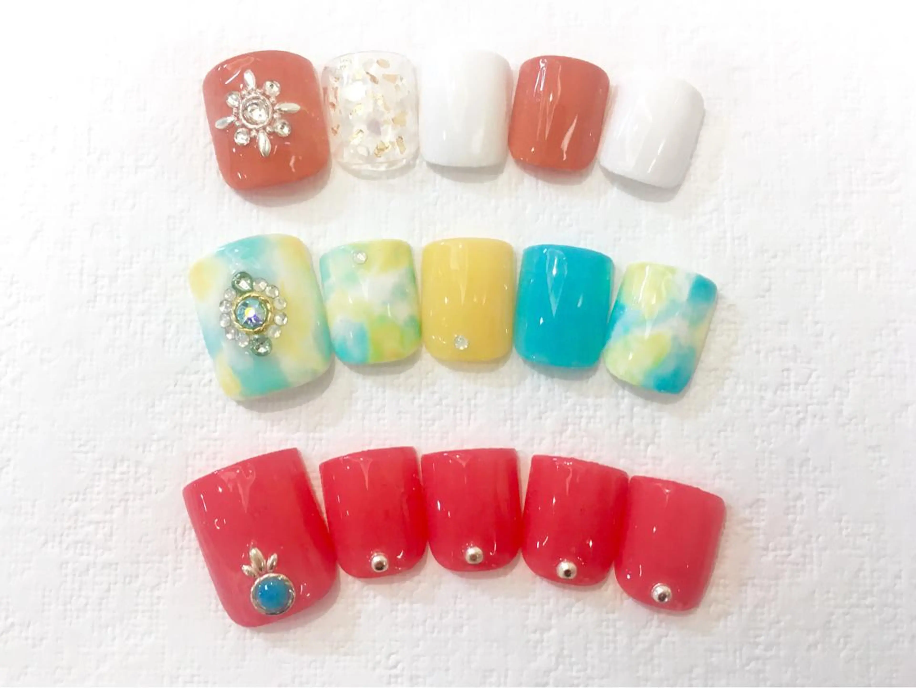 ネイル フットネイル Yuriko Omi パラジェル/渋谷のネイルデザイン